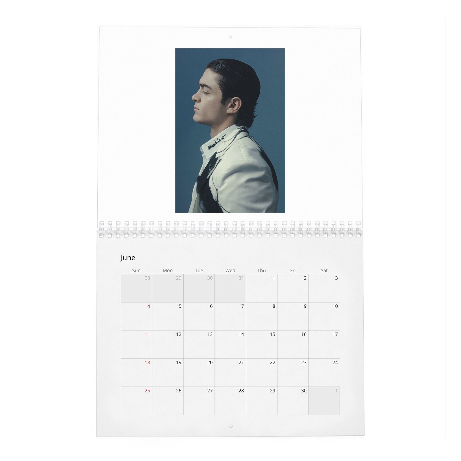 06 Asher Angel - In Conversation 2027 Wall Calendar