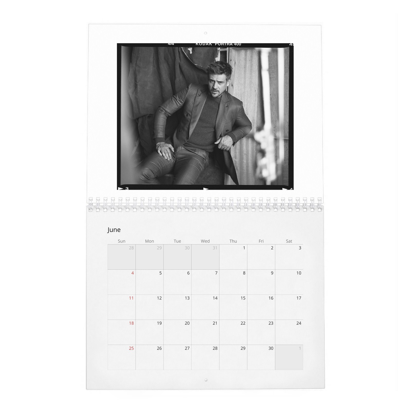 06 Boyd Holbrook - Laterals 2027 Wall Calendar