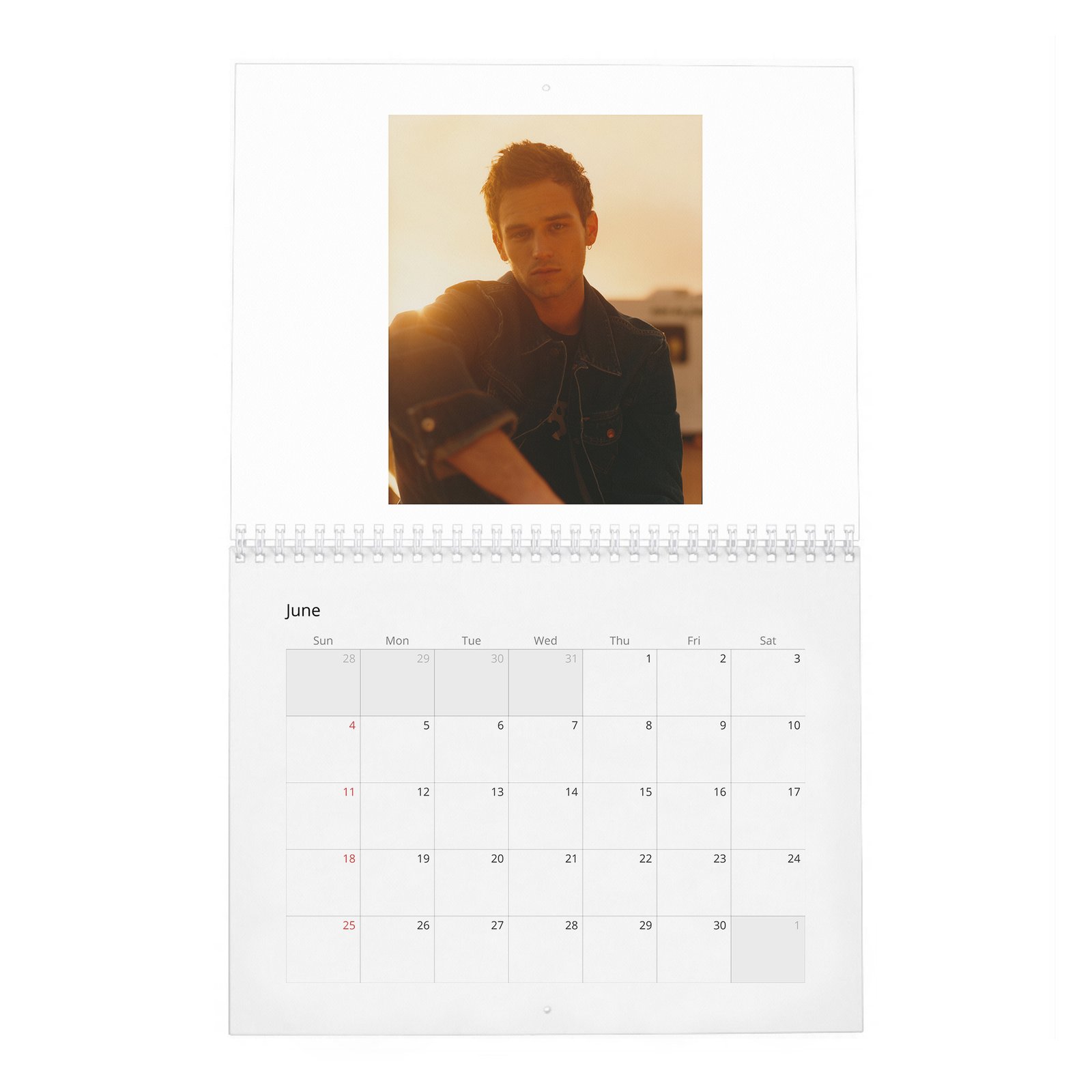 Brandon Flynn - California Dreamin' 2027 Wall Calendar