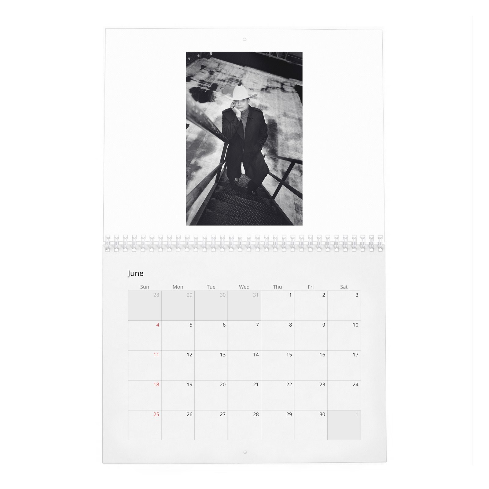 06 Brendan Fraser - Made It All The Way Back 2027 Wall Calendar
