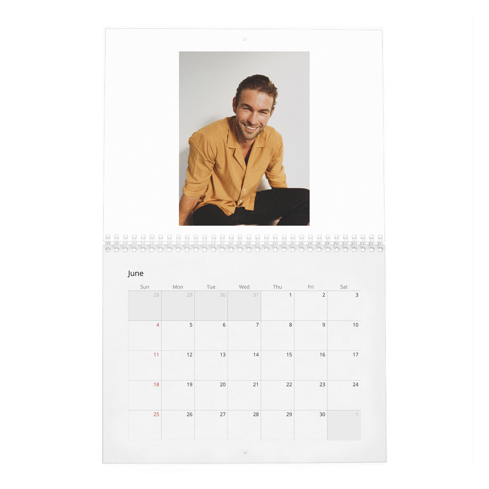 Chace Crawford - Man About Town 2027 Wall Calendar