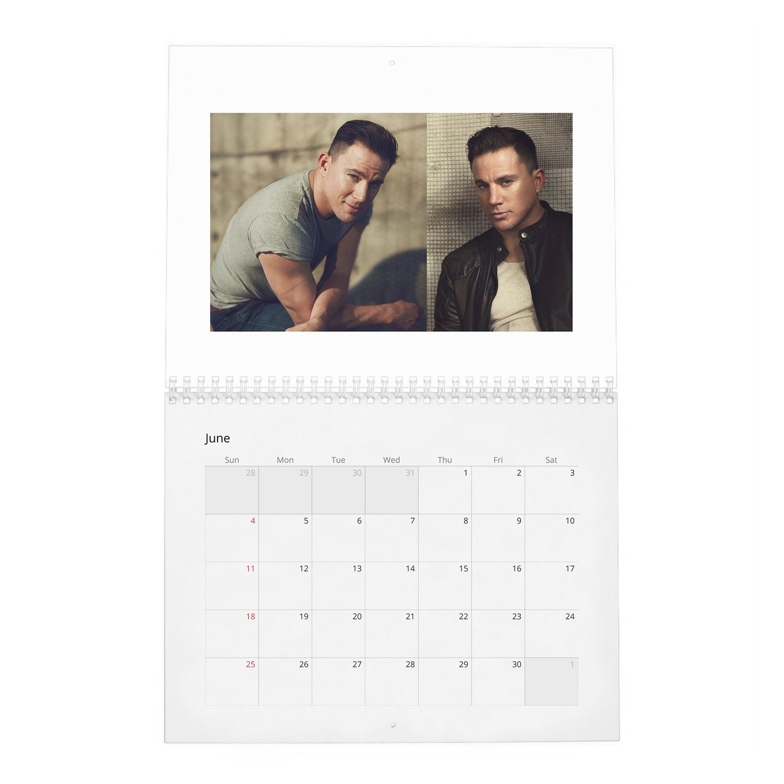 06 Channing Tatum - The Trials Of 2027 Wall Calendar
