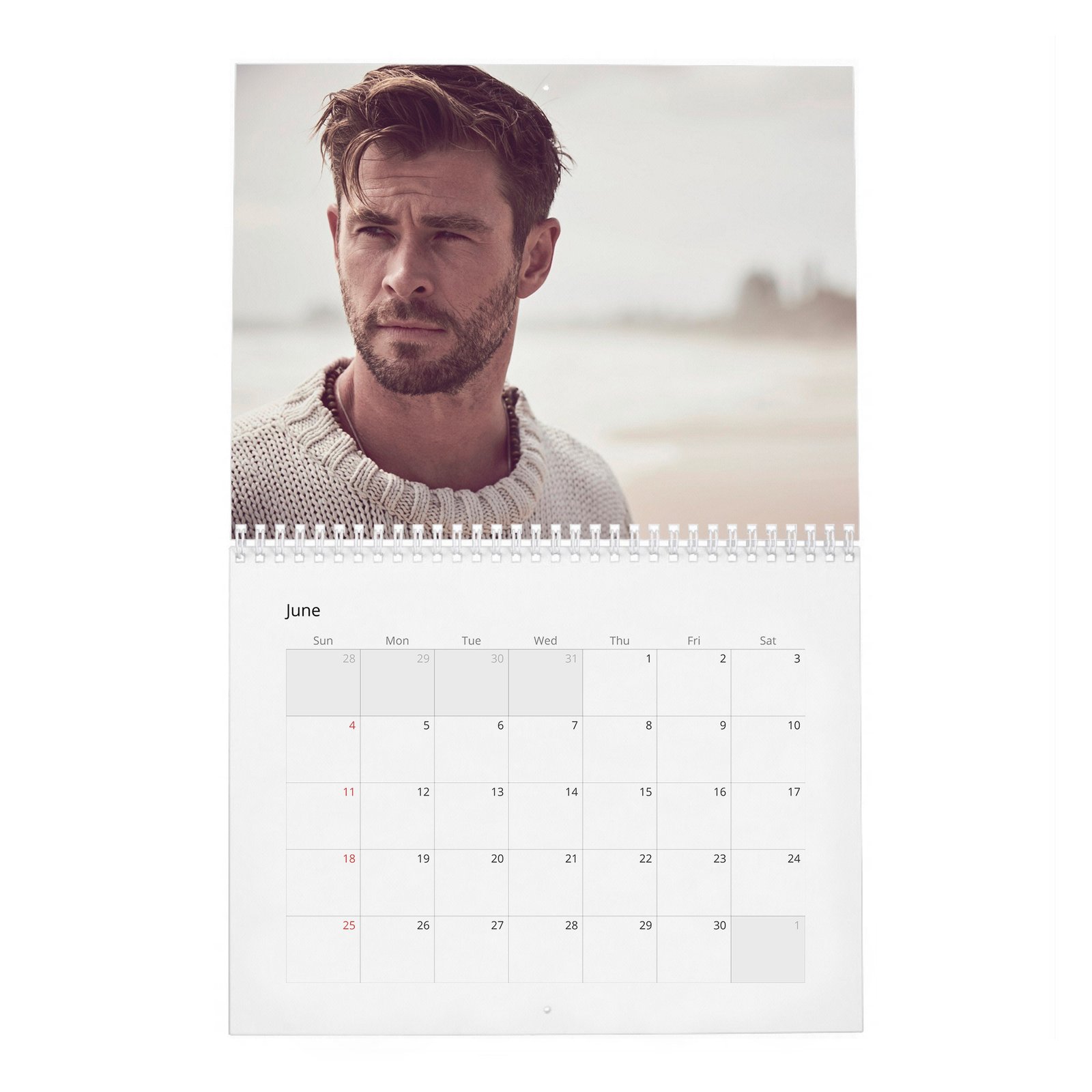06 Chris Hemsworth - On Life During Uncertain Times 2027 Wall Calendar