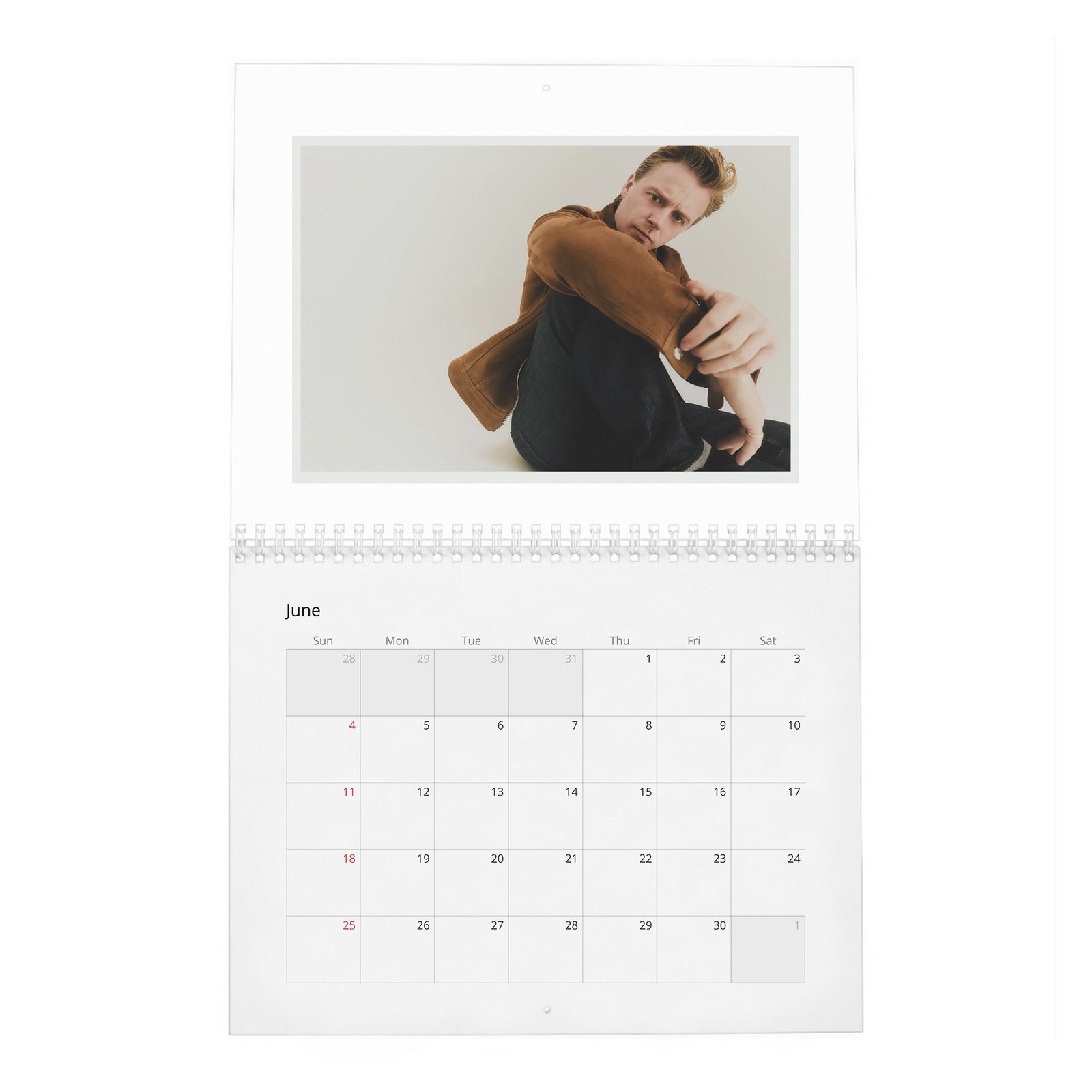 06 Jack Lowden - Laterals 2027 Wall Calendar