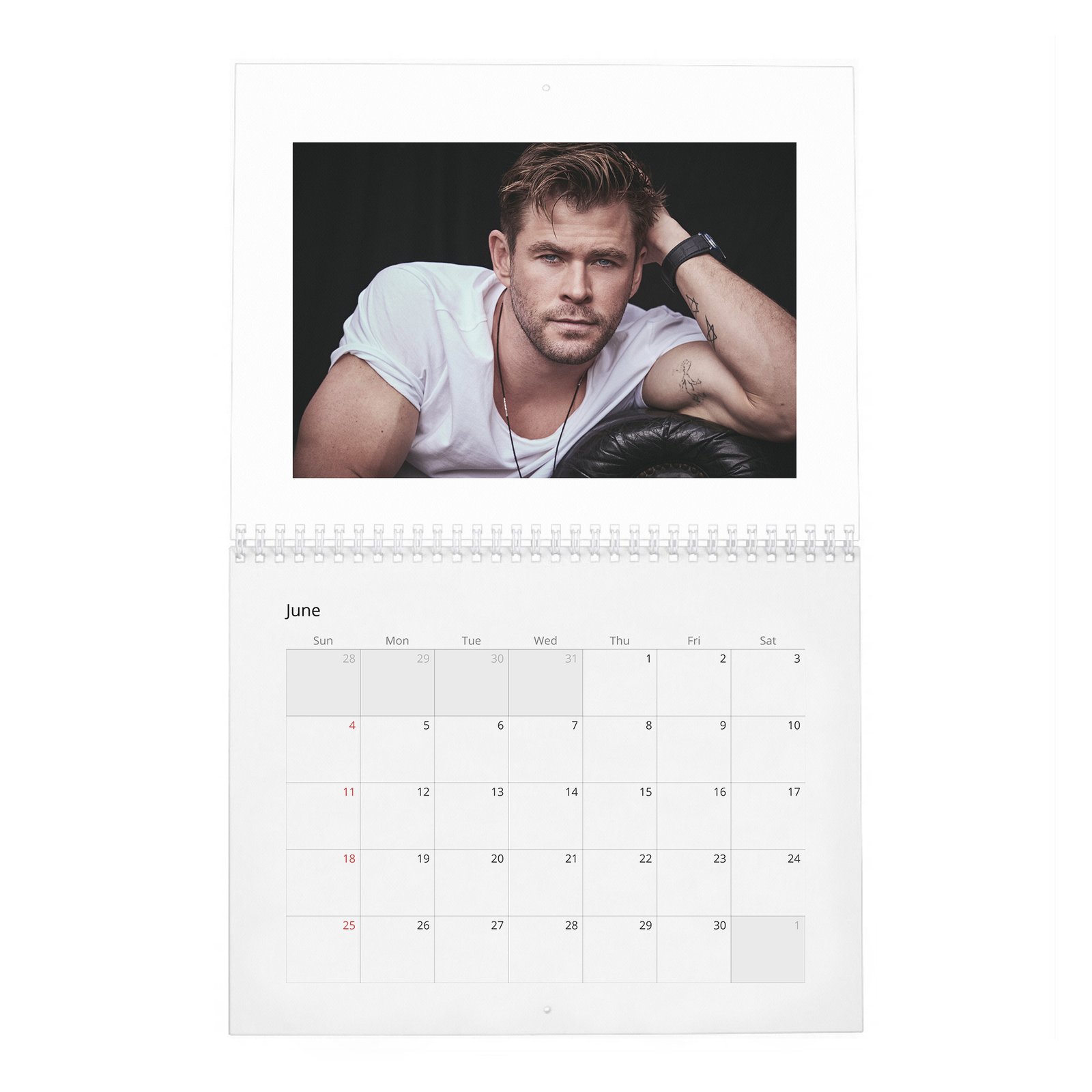 Chris Hemsworth - Strength And Soul 2027 Wall Calendar