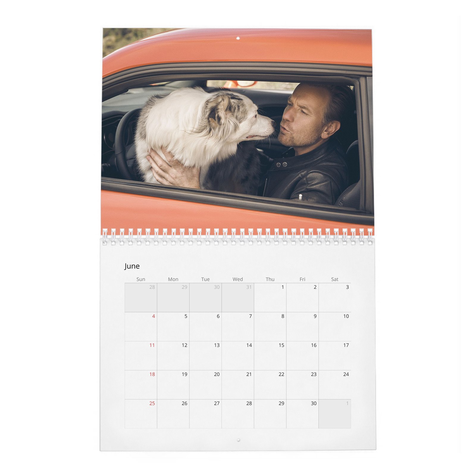 06 Ewan Mcgregor - Leading Man 2027 Wall Calendar