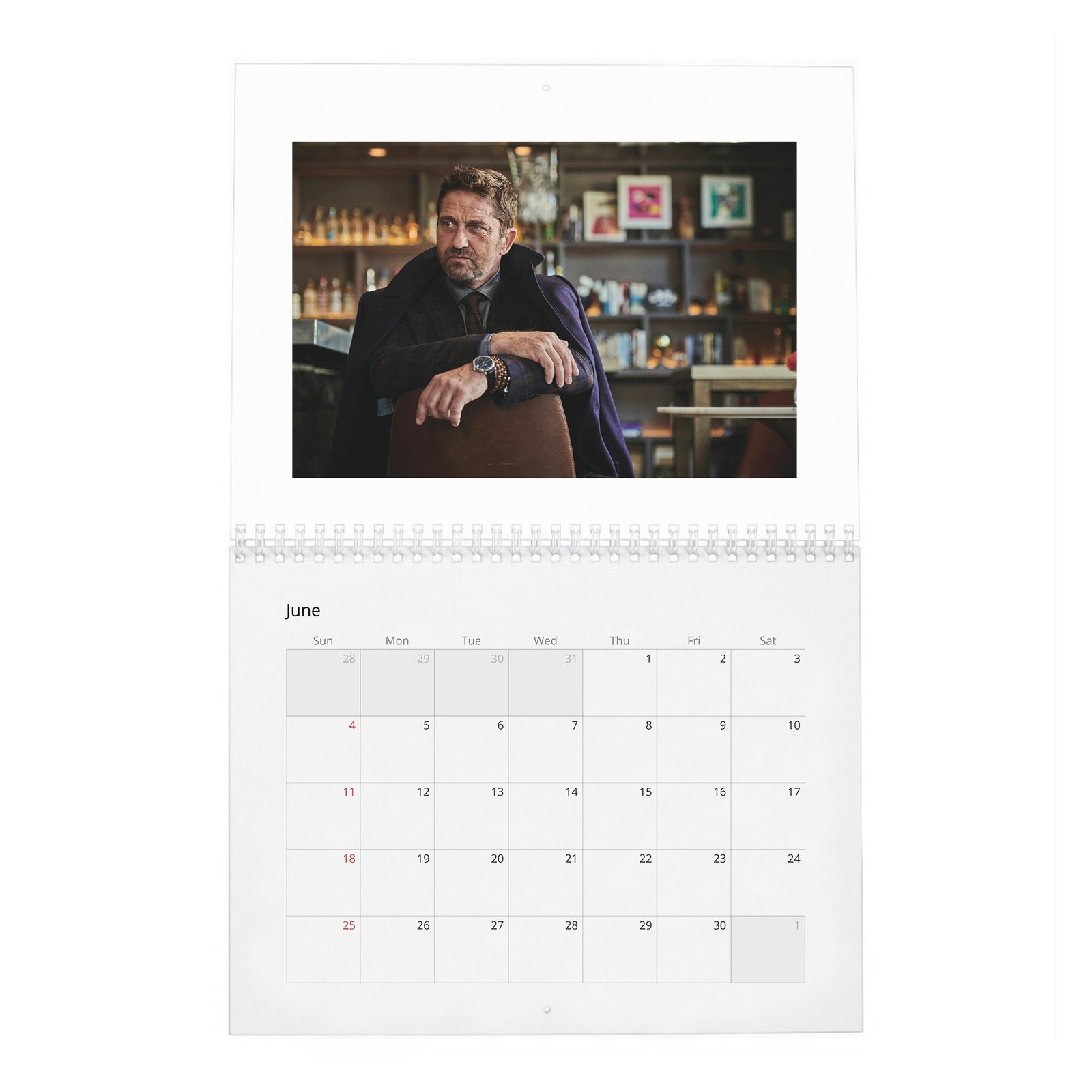 06 Gerard Butler - Nobleman 2027 Wall Calendar