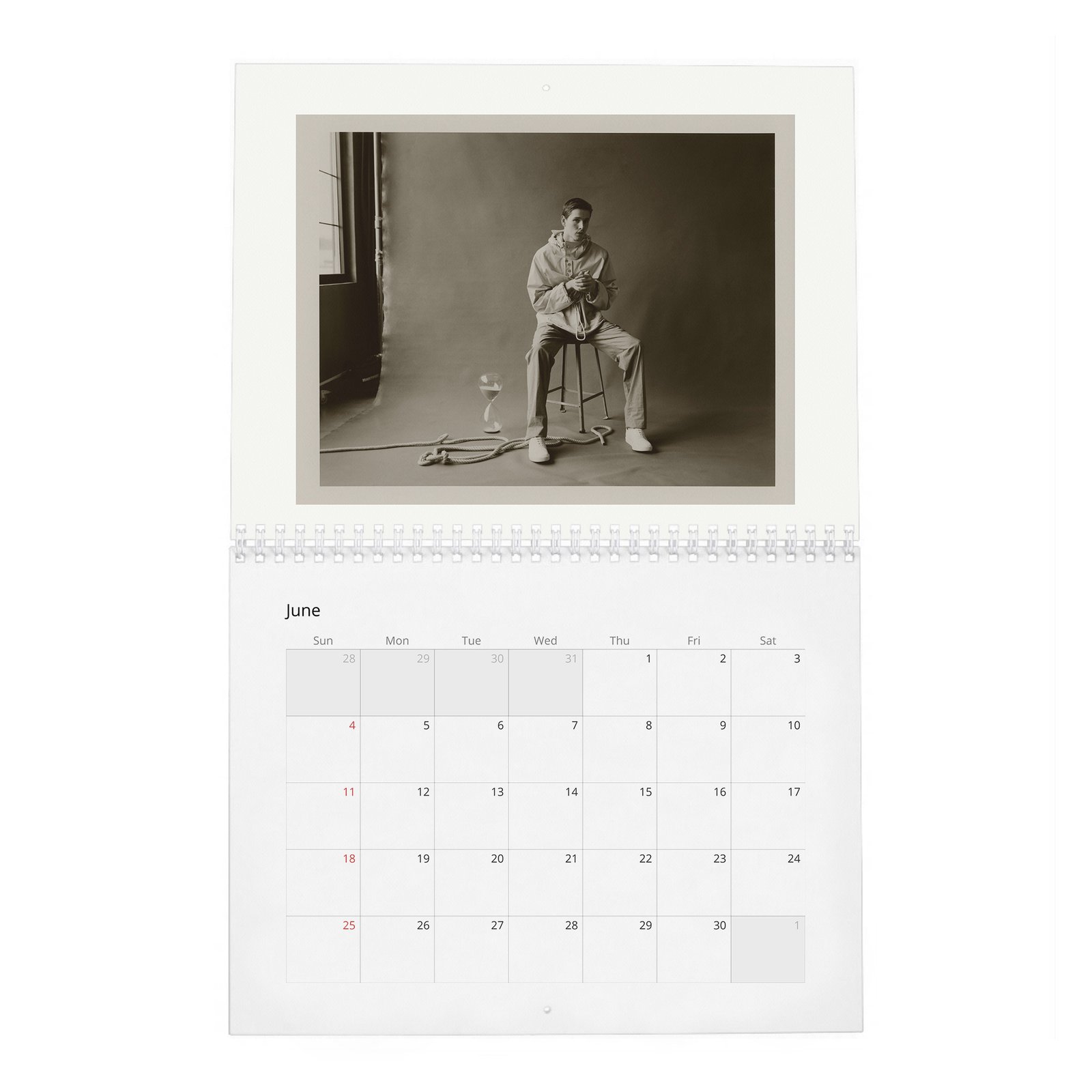 06 Harris Dickinson - Playing With Light 2027 Wall Calendar