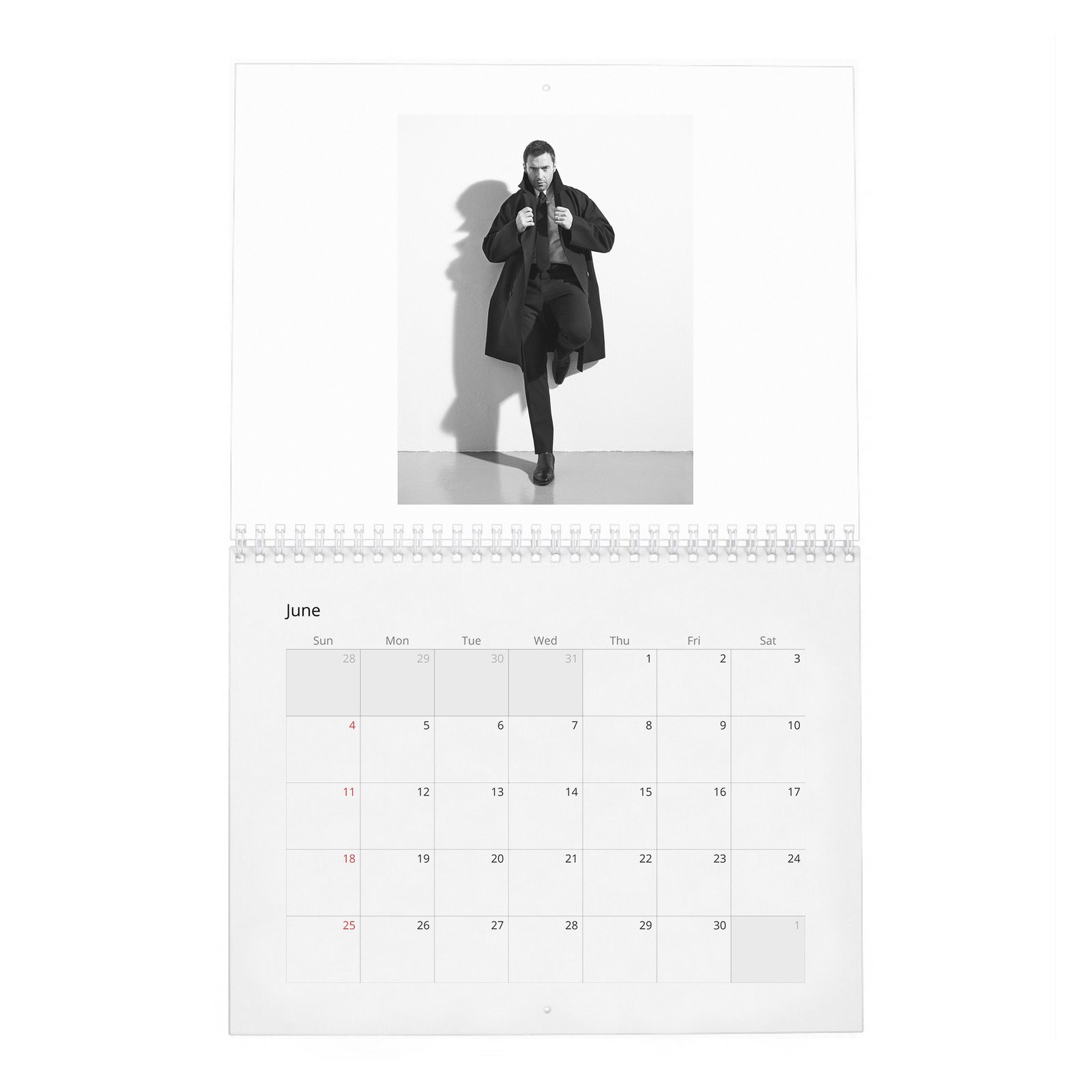 06 Hugh Jackman - The Greatest 2027 Wall Calendar