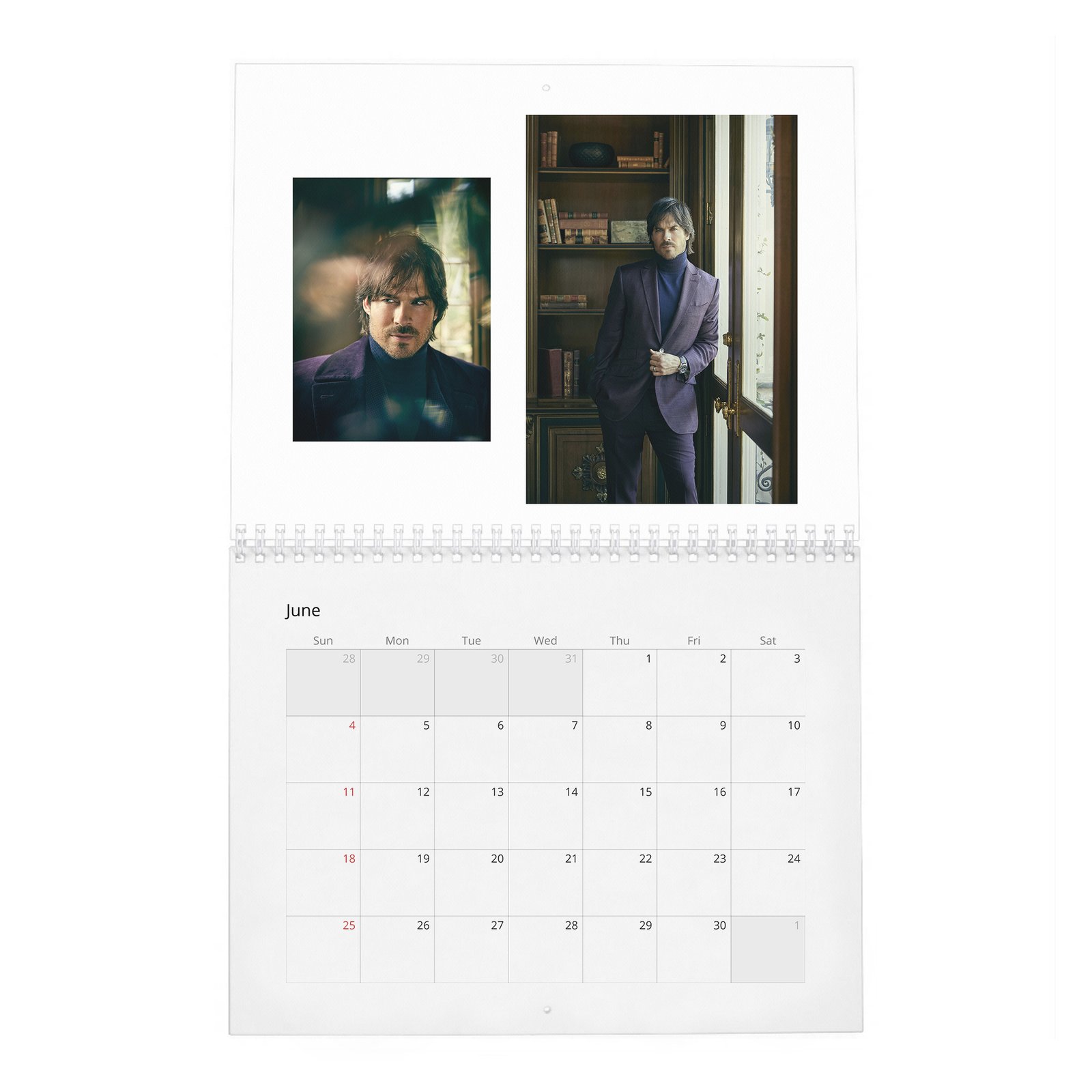 06 Ian Somerhalder - Nobleman 2027 Wall Calendar