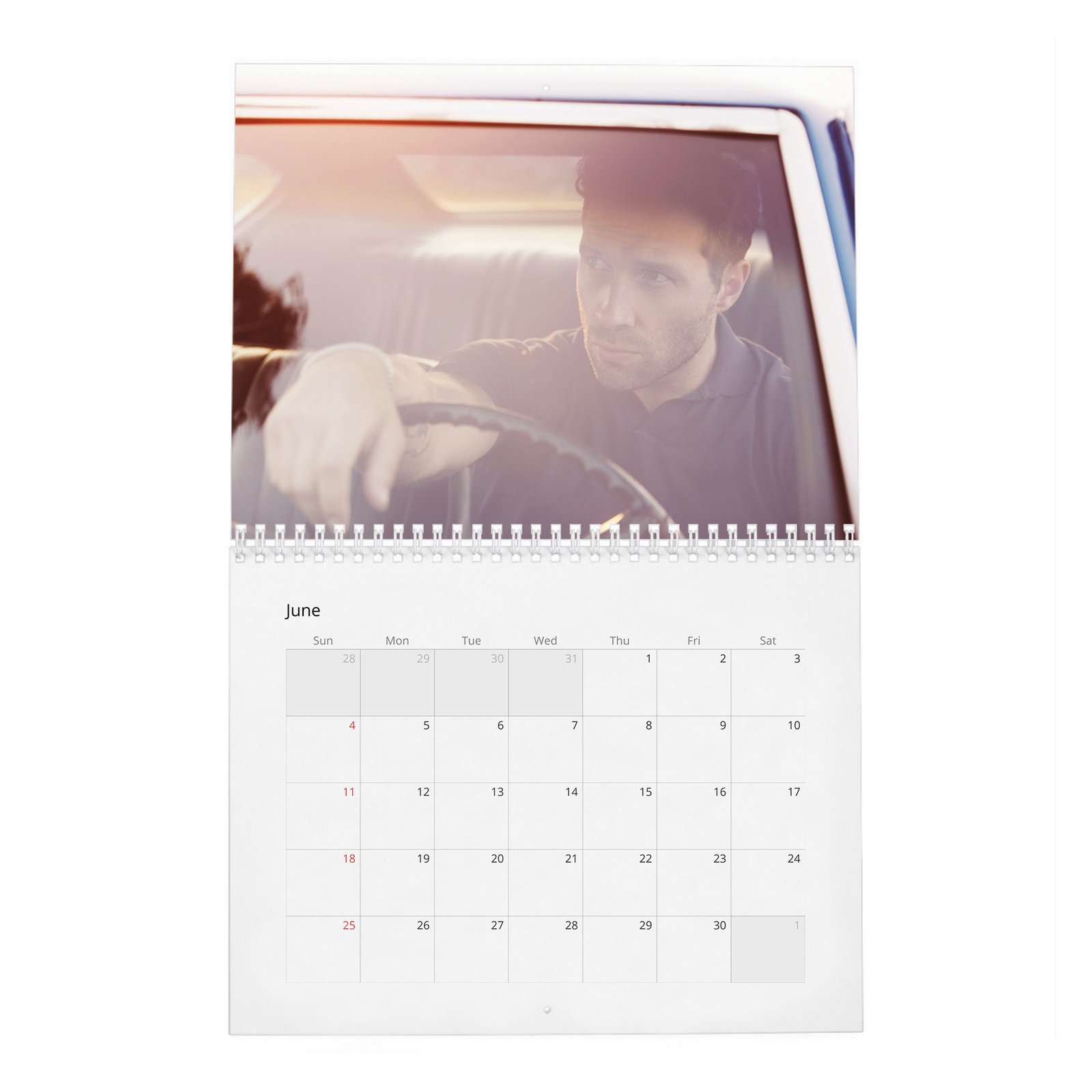Jai Courtney - The Killer In Me 2027 Wall Calendar