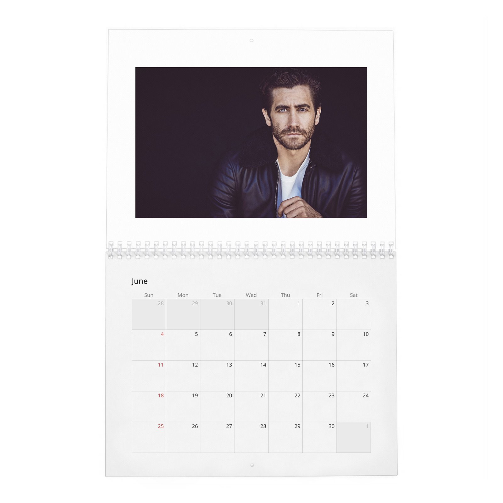 06 Jake Gyllenhaal - The A-List's Hippest Player 2027 Wall Calendar