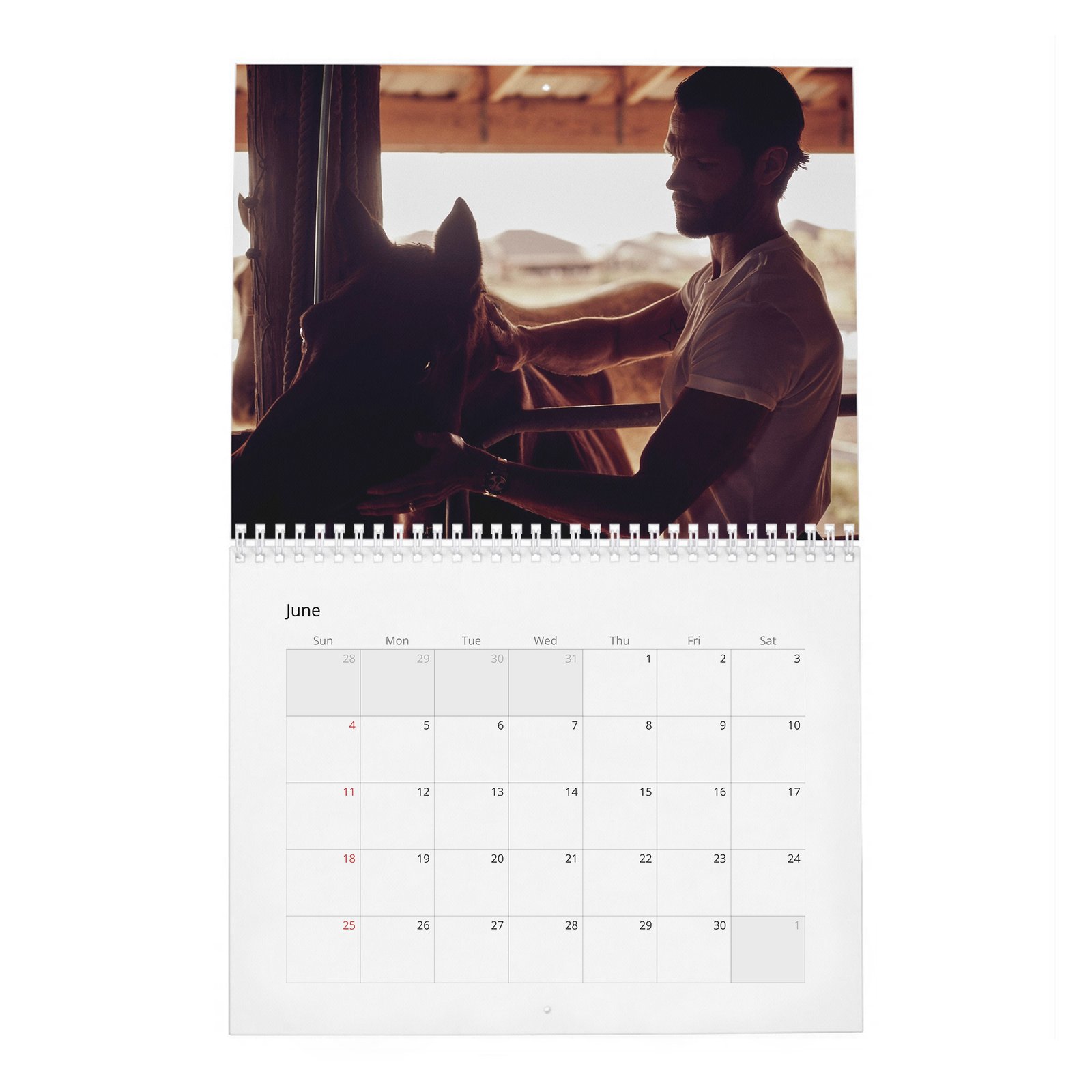 06 Jared Padalecki - The New Texas Ranger 2027 Wall Calendar