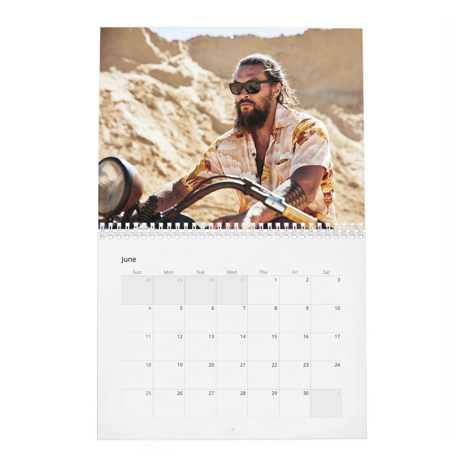 06 Jason Momoa - A New Hero Is Born 2027 Wall Calendar