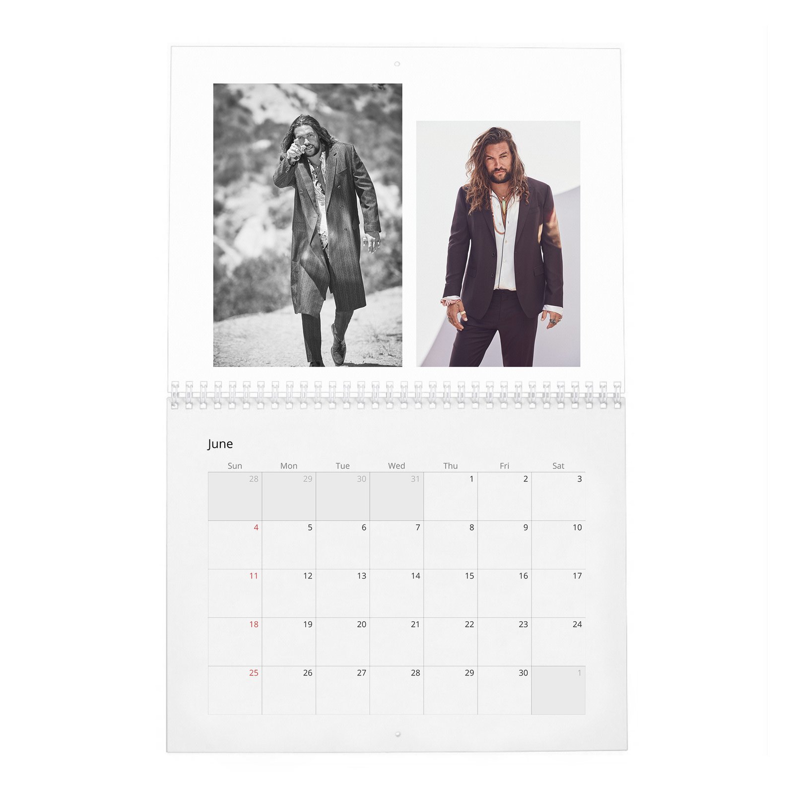 06 Jason Momoa - King Of The Wild Things 2027 Wall Calendar