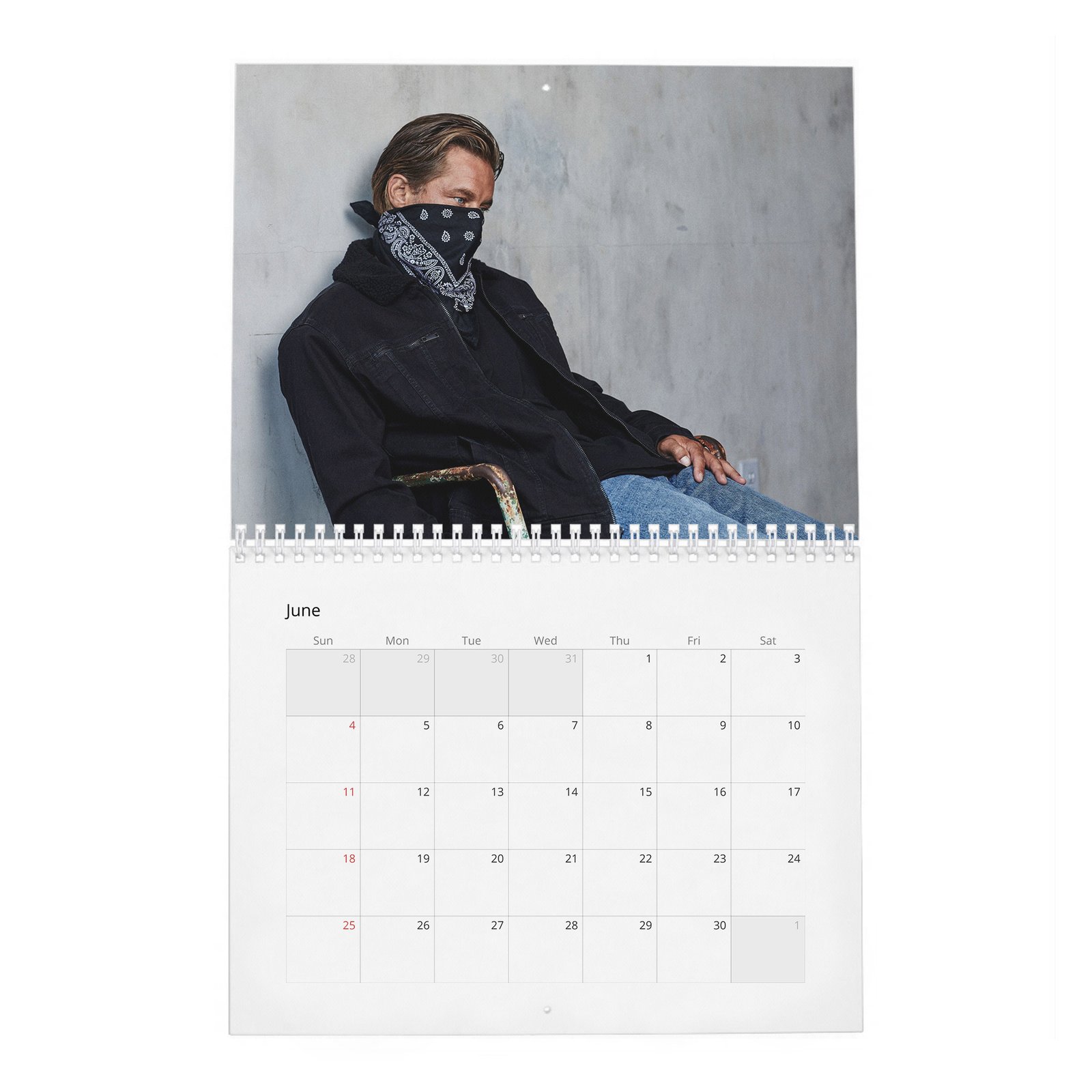 06 Travis Fimmel - Go Back To The Land 2027 Wall Calendar
