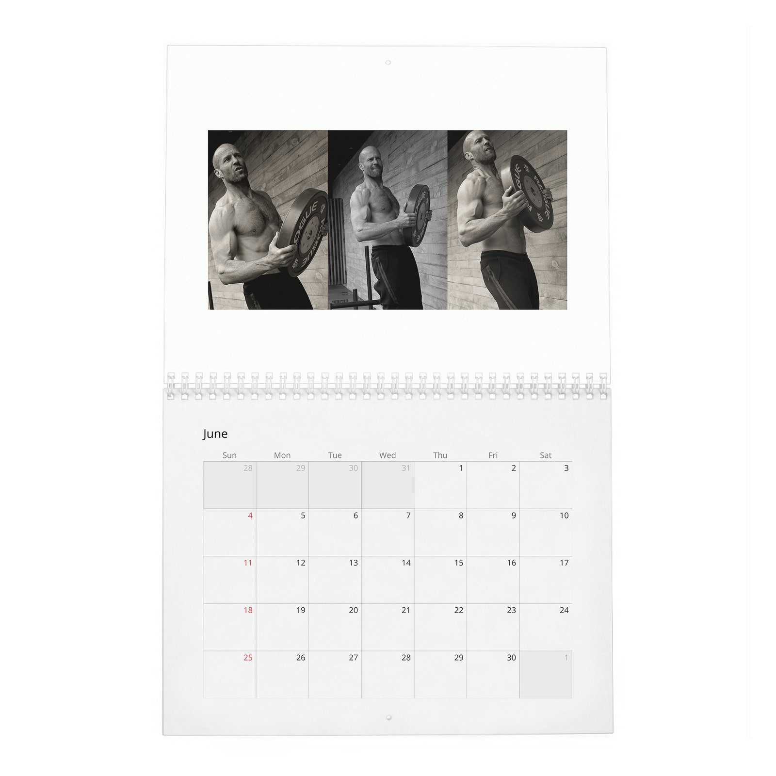 06 Jason Statham - The Re-Education Of 2027 Wall Calendar