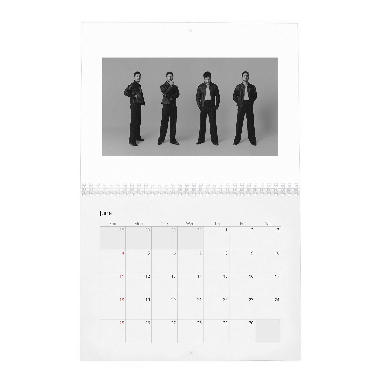 06 Jonah Hauer-King - Leading Lights 2027 Wall Calendar