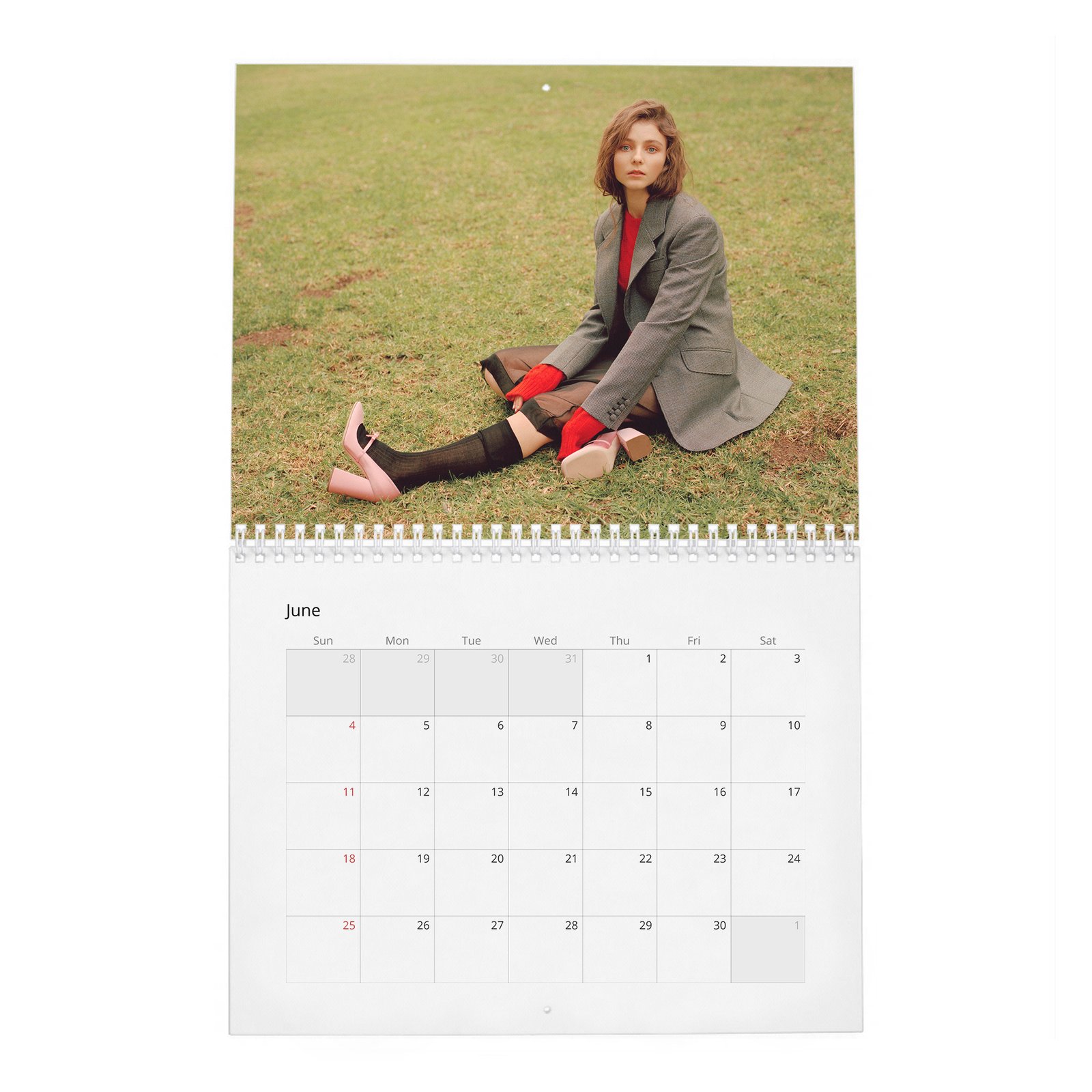 06 Thomasin McKenzie - Flaunt 2027 Wall Calendar