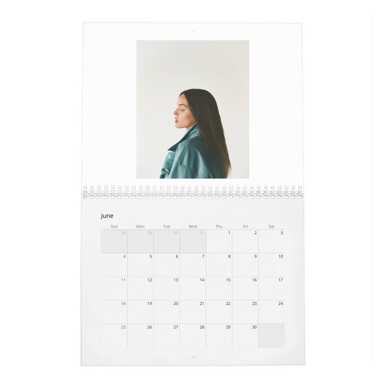 06 Adria Arjona - Laterals 2027 Wall Calendar