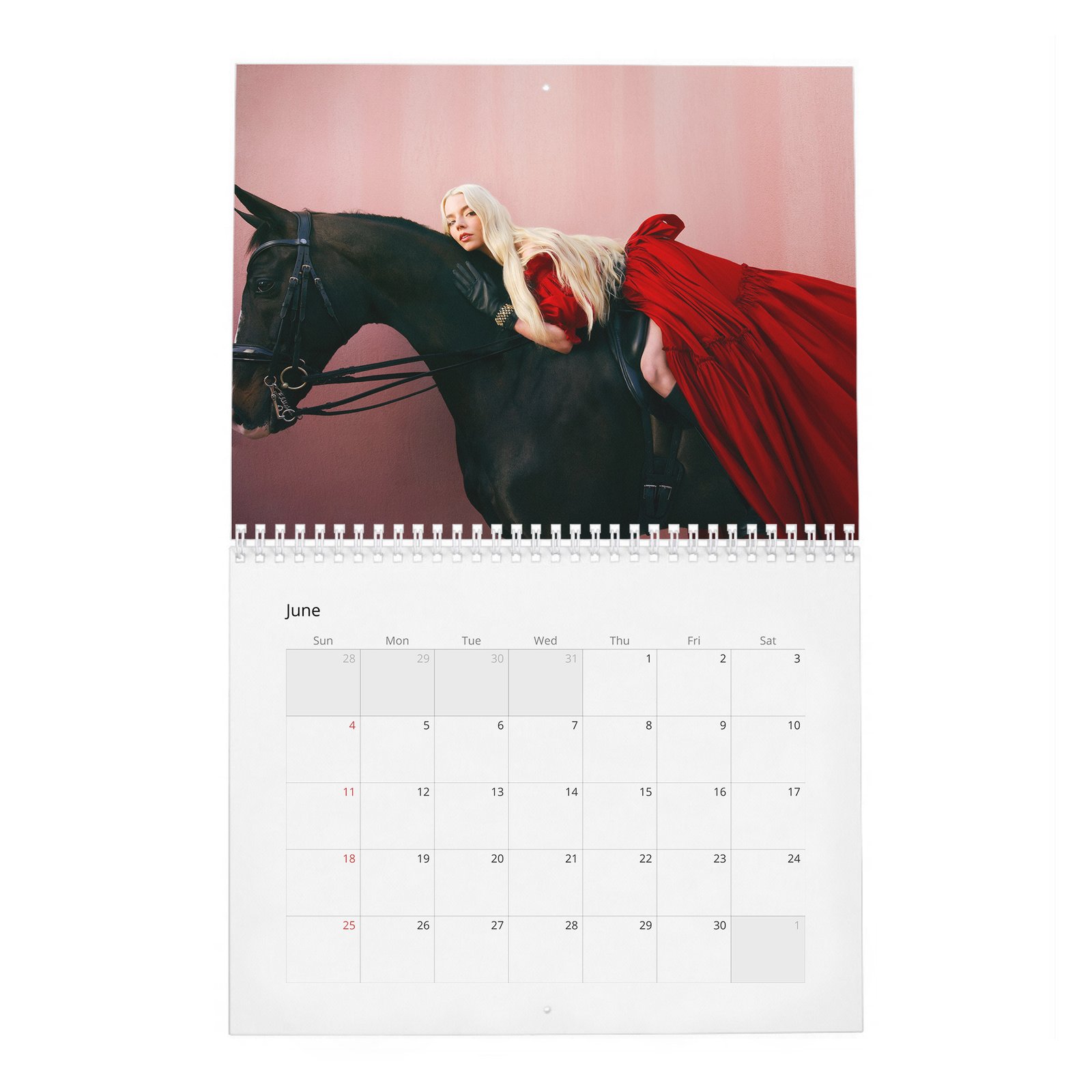 06 Anya Taylor-Joy - Anya's Reign 2027 Wall Calendar