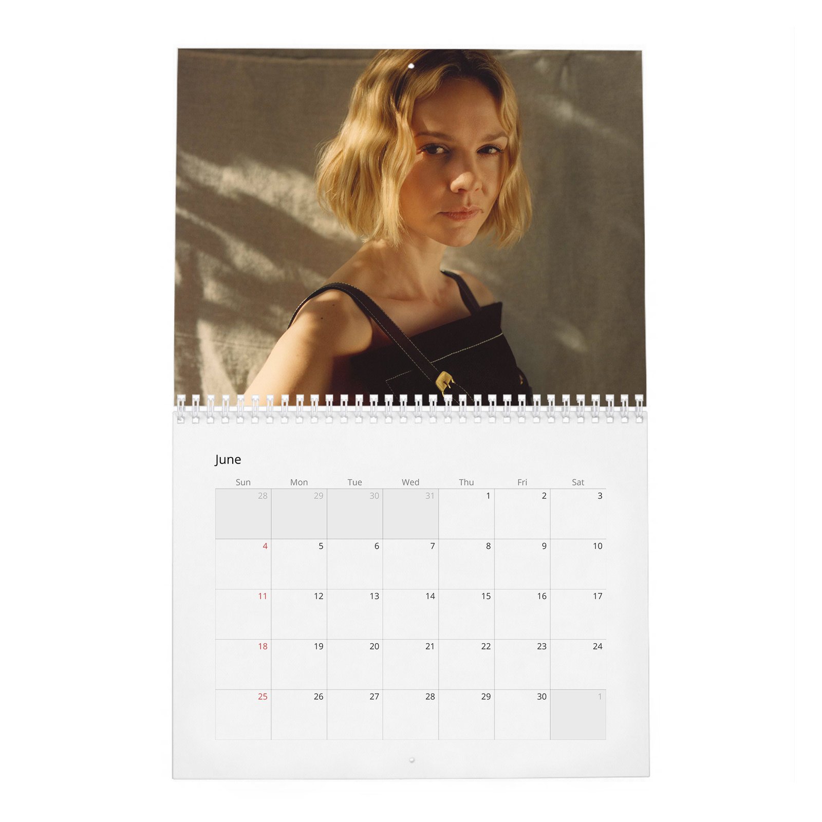 06 Carey Mulligan - Less Is More 2027 Wall Calendar