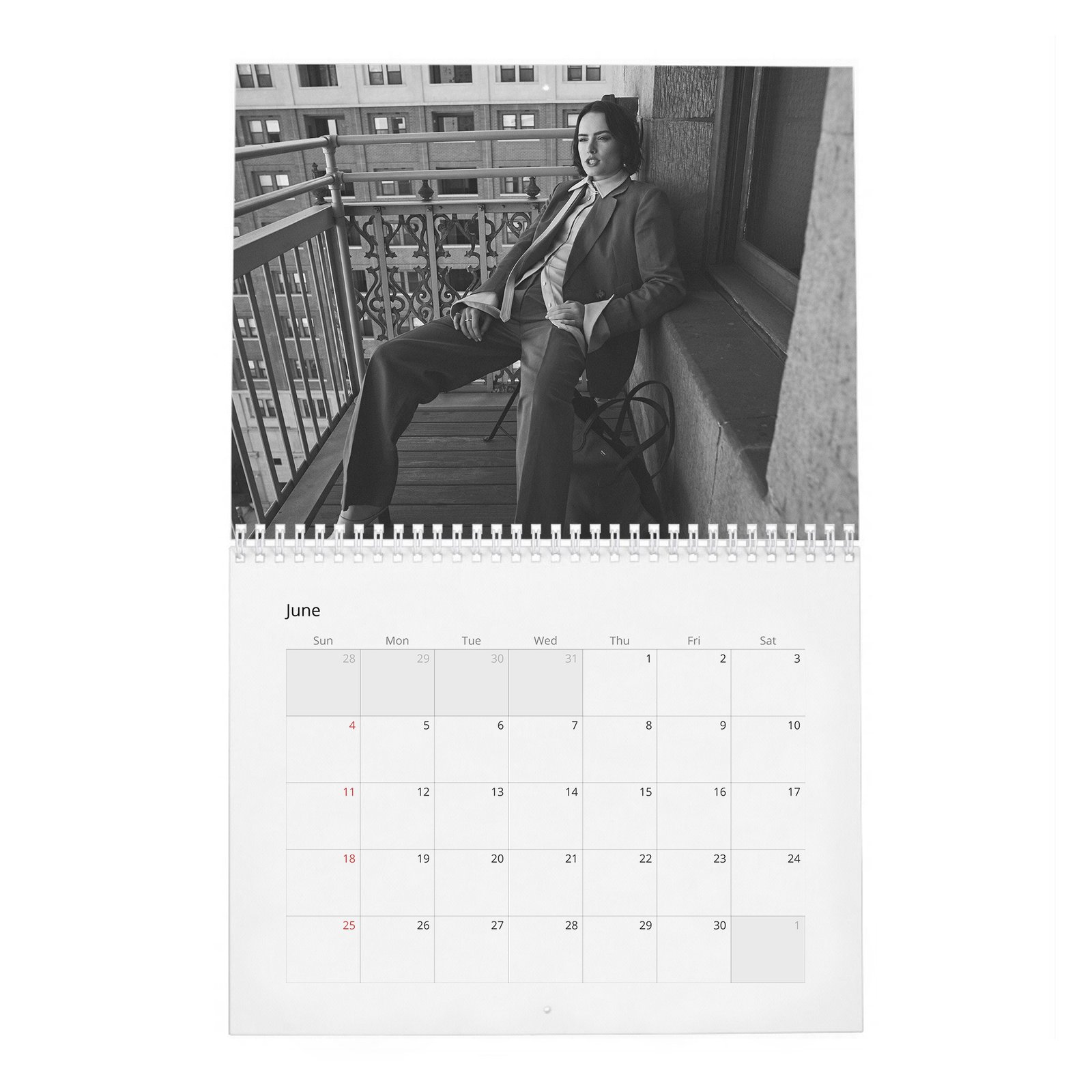 06 Daisy Ridley - Last Woman Standing 2027 Wall Calendar