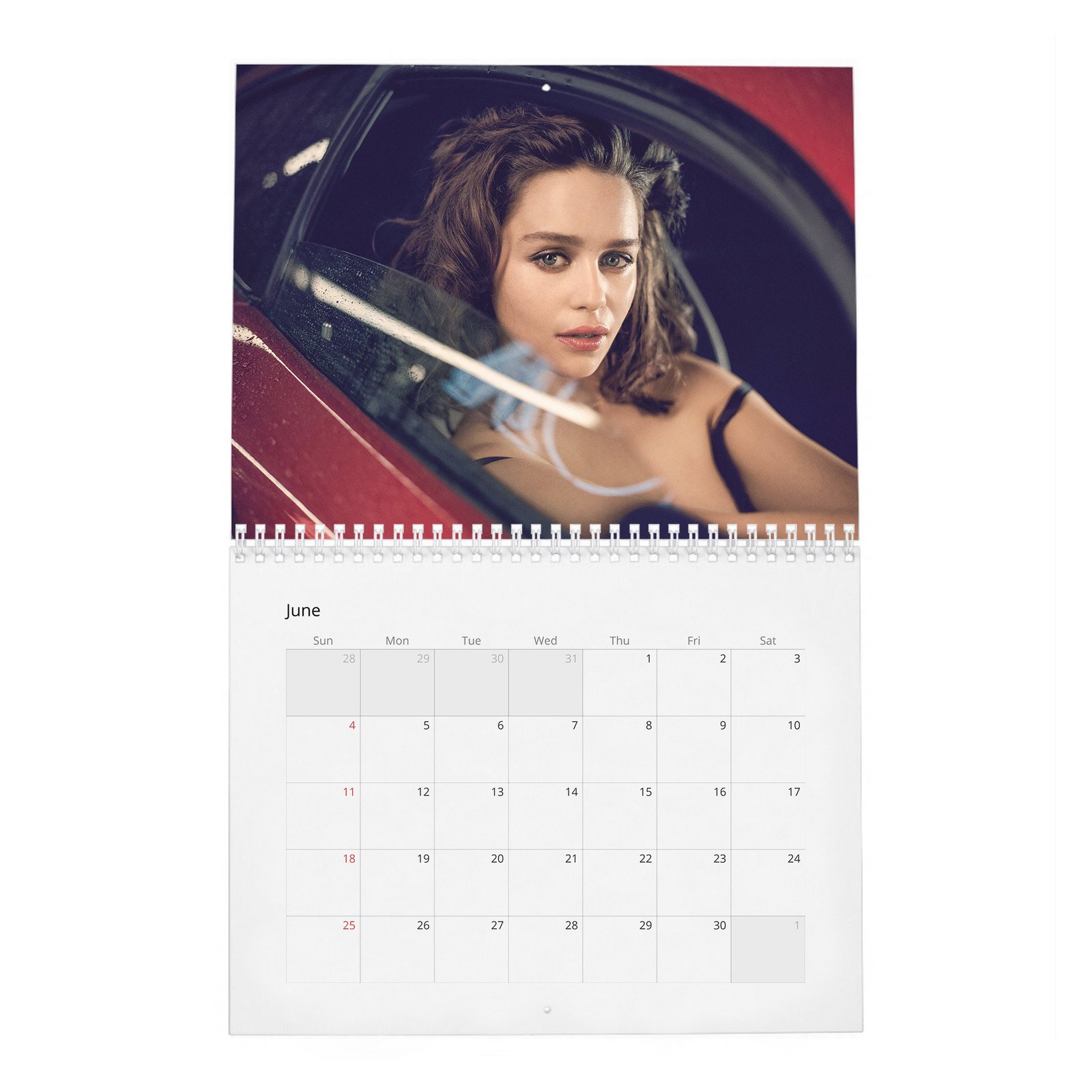 Emilia Clarke - Mother Of Dragons 2027 Wall Calendar