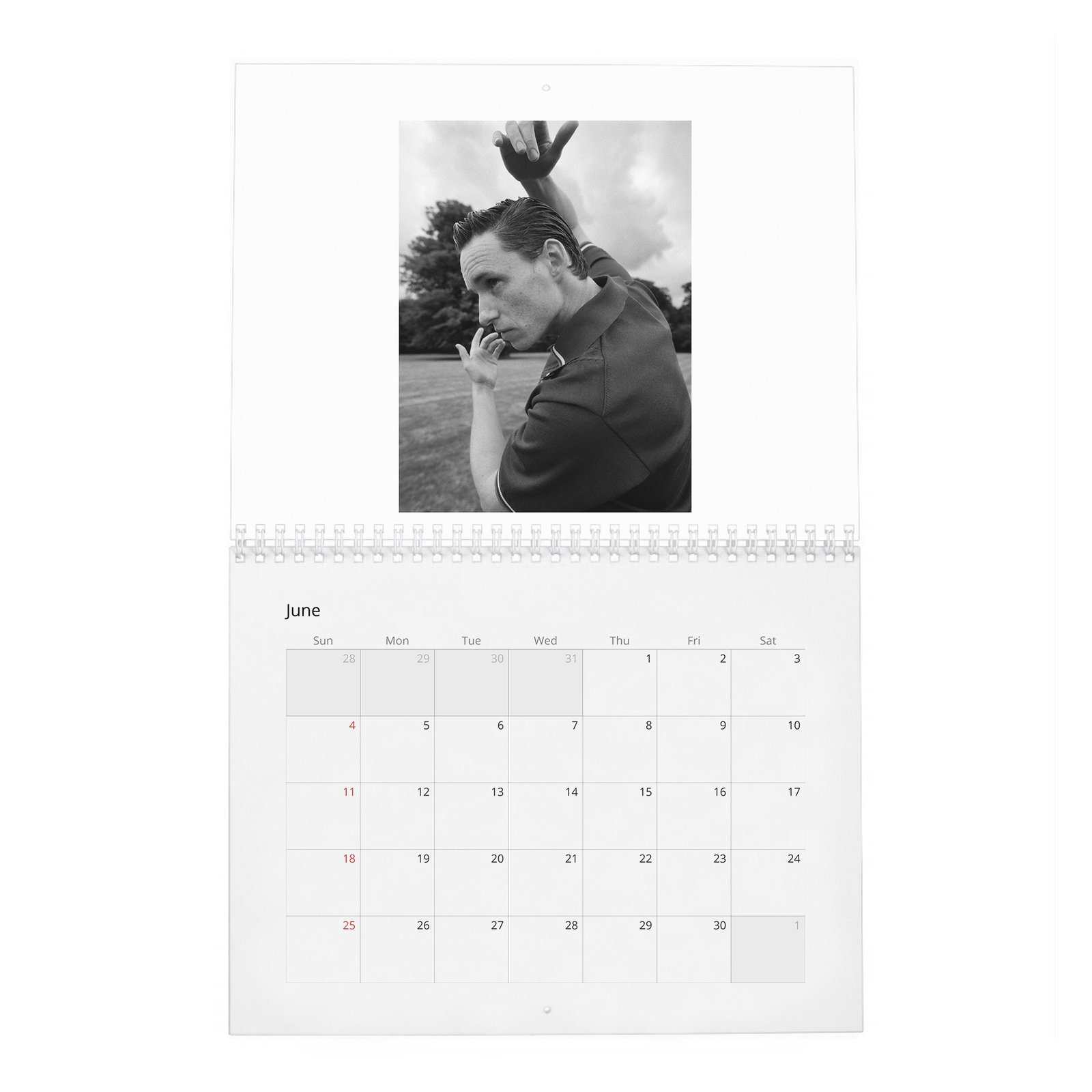 06 Eddie Redmayne - English Class 2027 Wall Calendar
