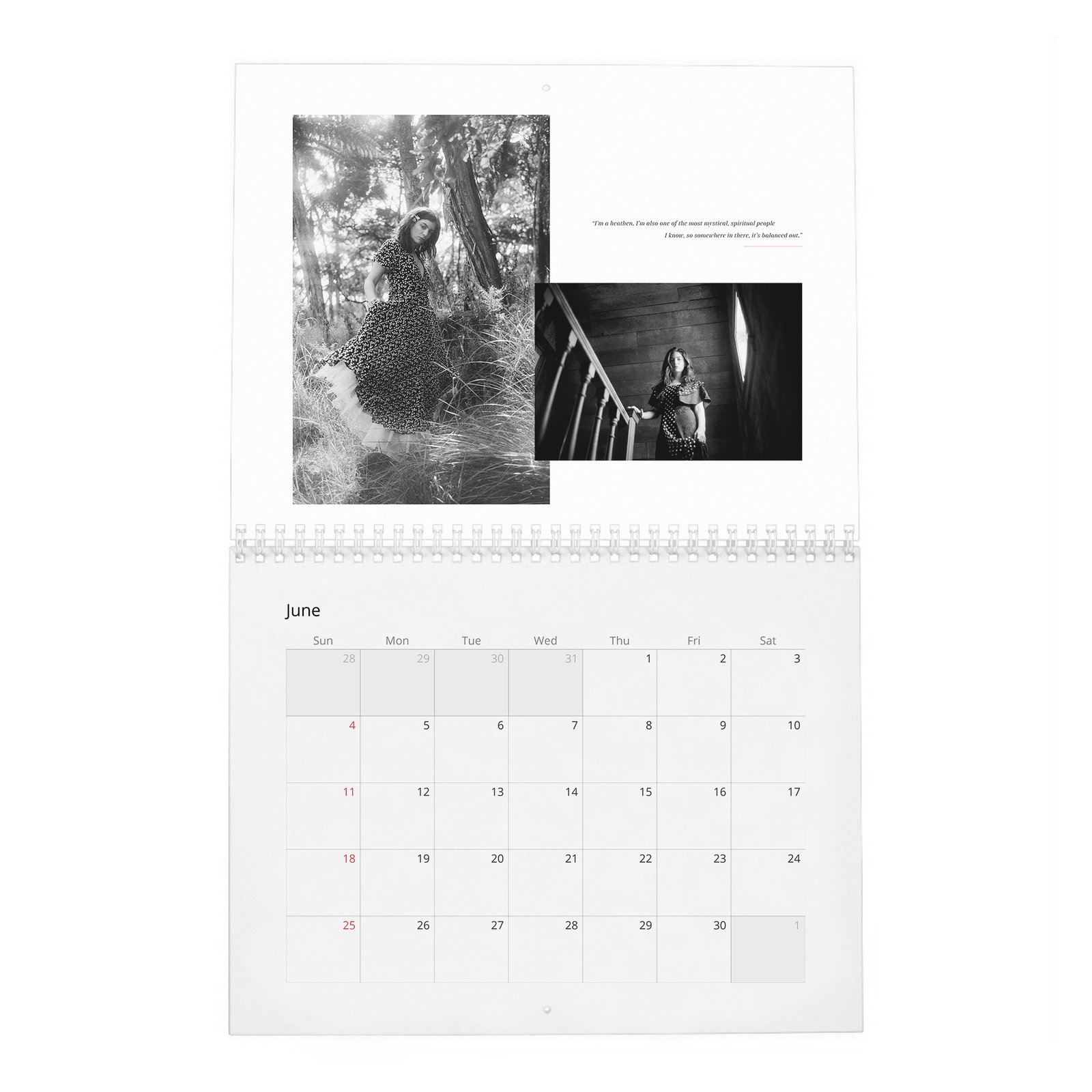 06 Lorde - Be True 2027 Wall Calendar