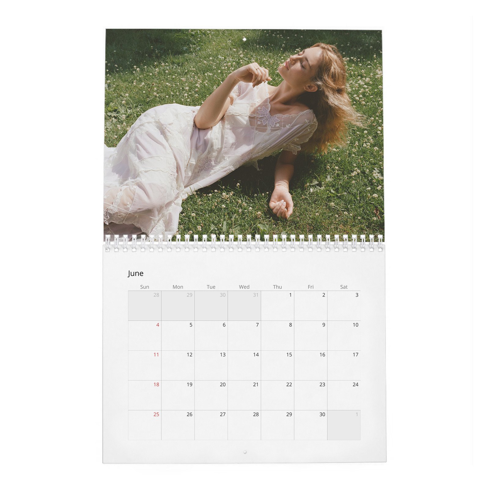 06 Grace Van Patten - Laterals 2027 Wall Calendar