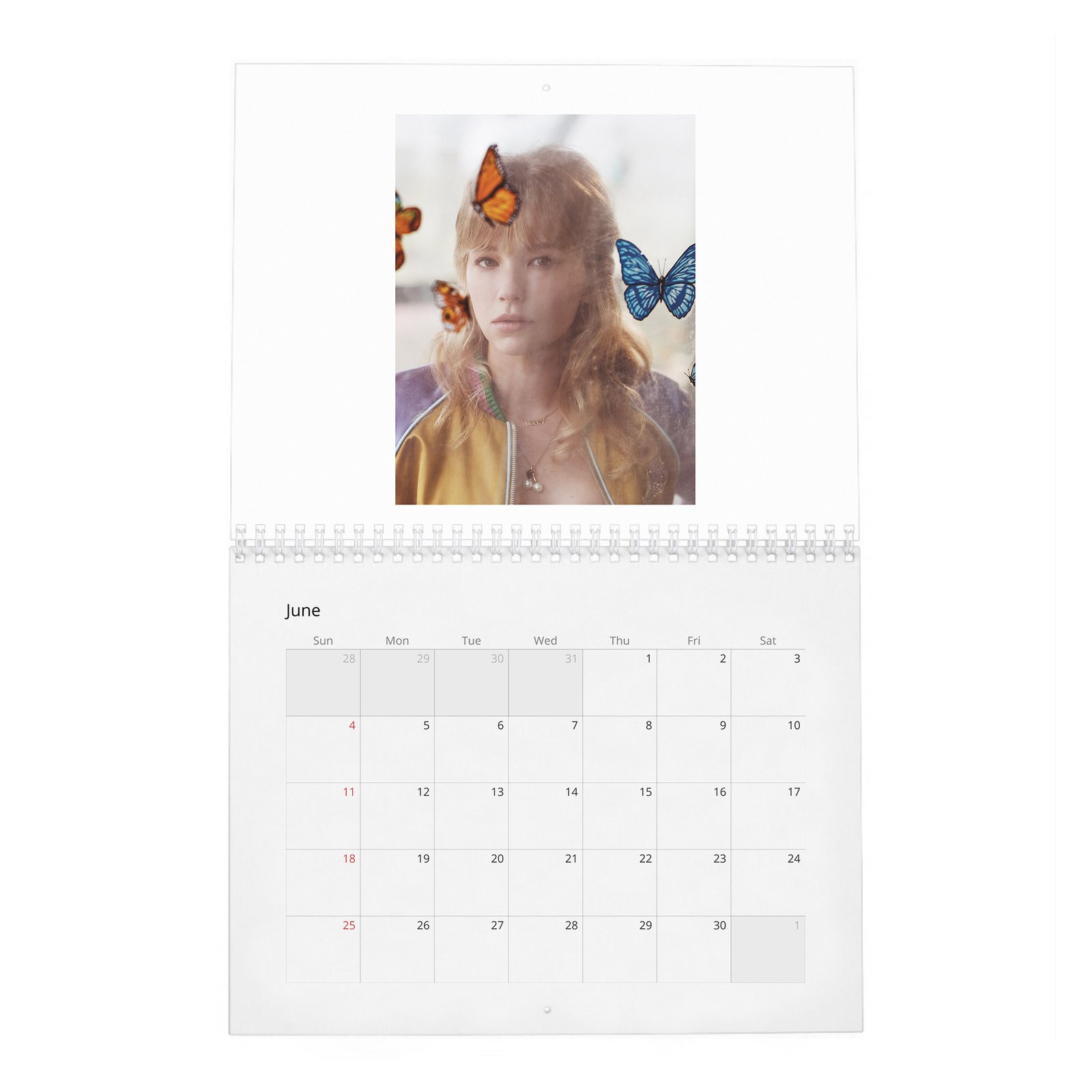 06 Haley Bennett - Interview 2027 Wall Calendar