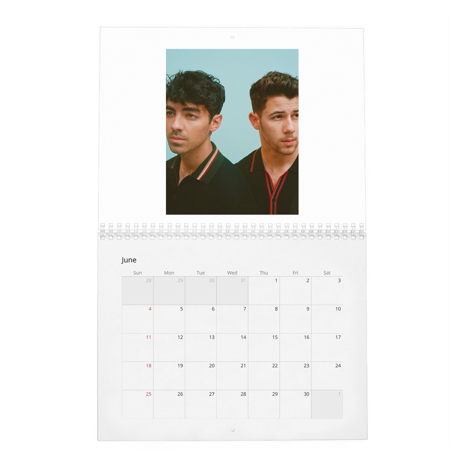 06 Jonas Brothers - Wonderland 2027 Wall Calendar
