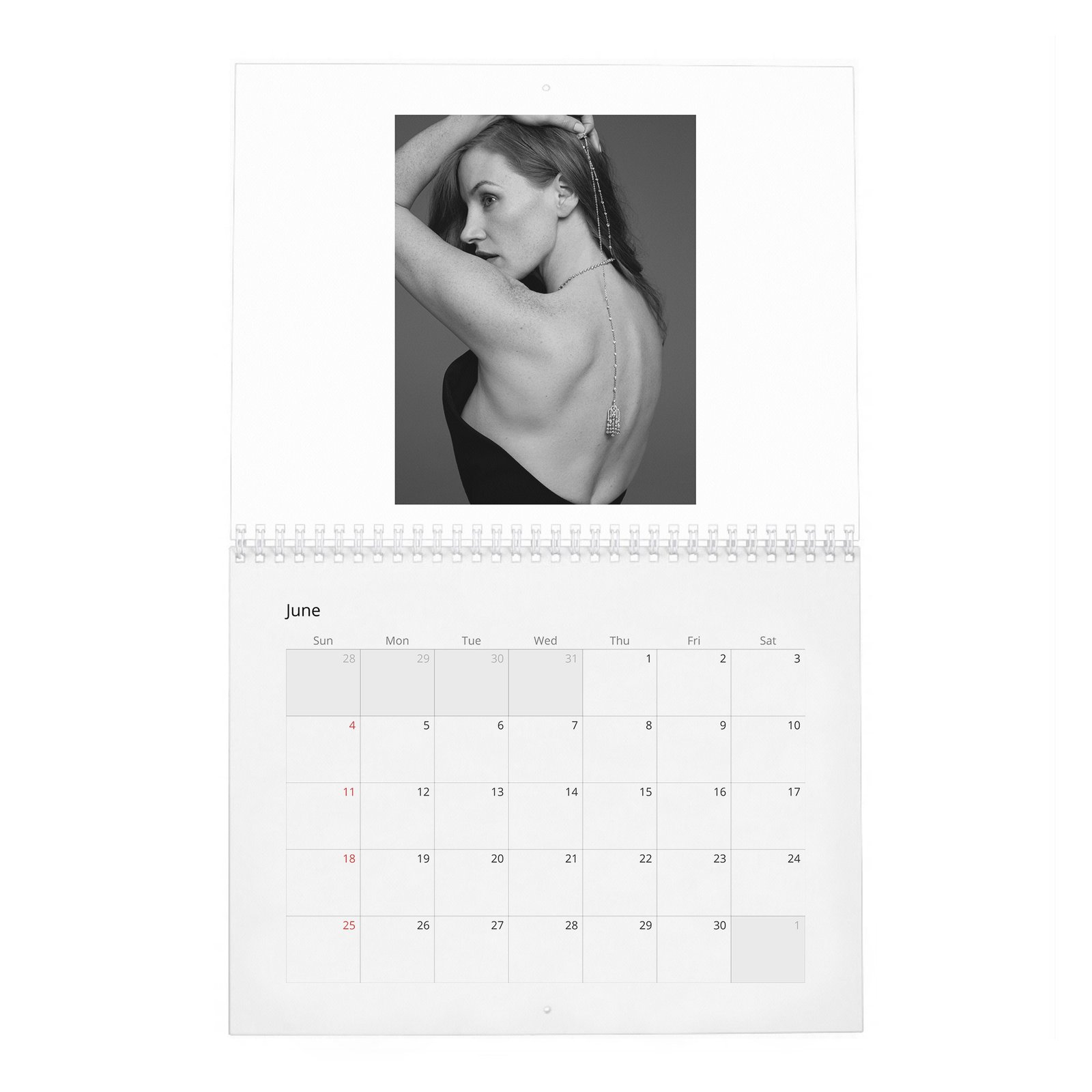 06 Jessica Chastain - Strength And Confidence 2027 Wall Calendar