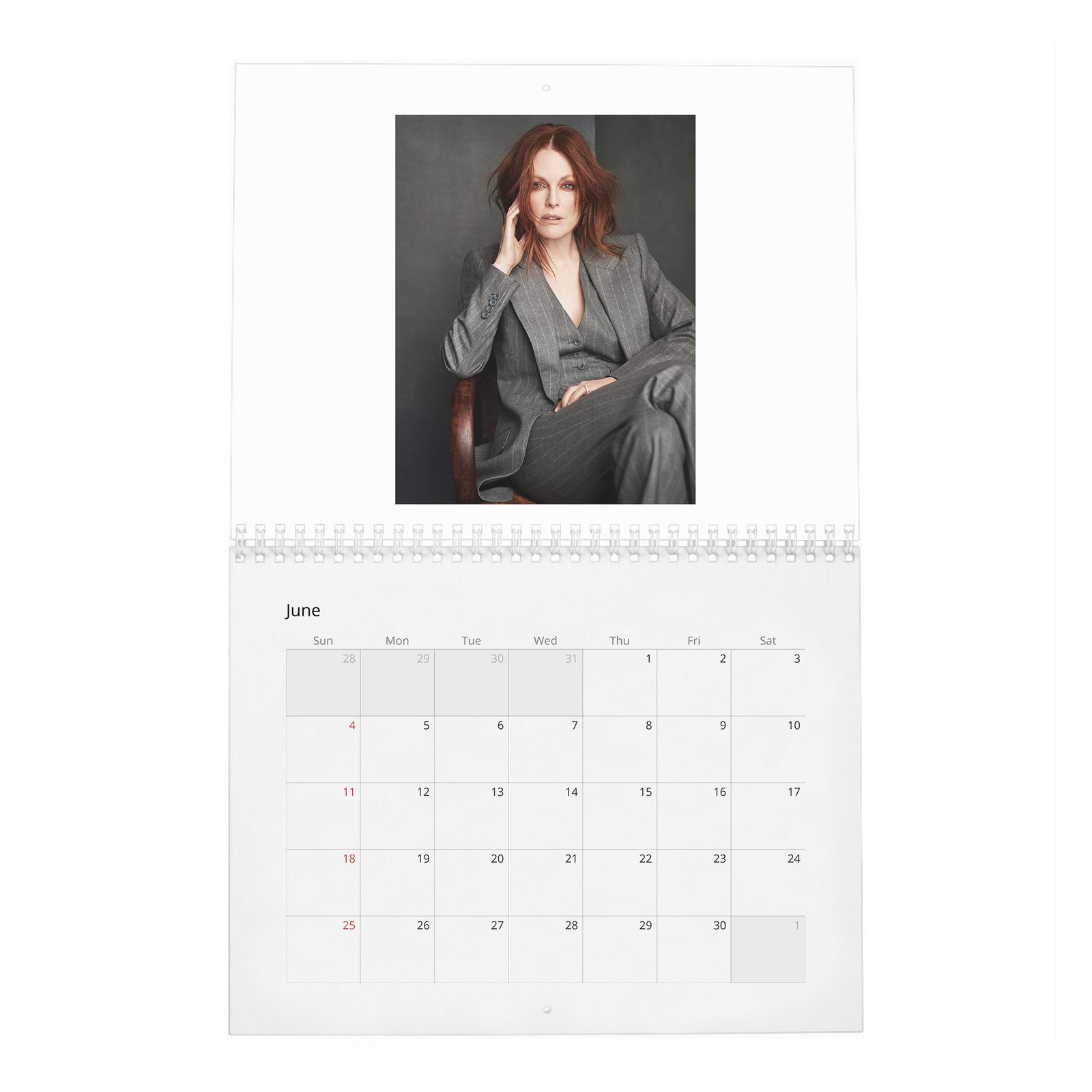 06 Julianne Moore - A Singular Woman 2027 Wall Calendar