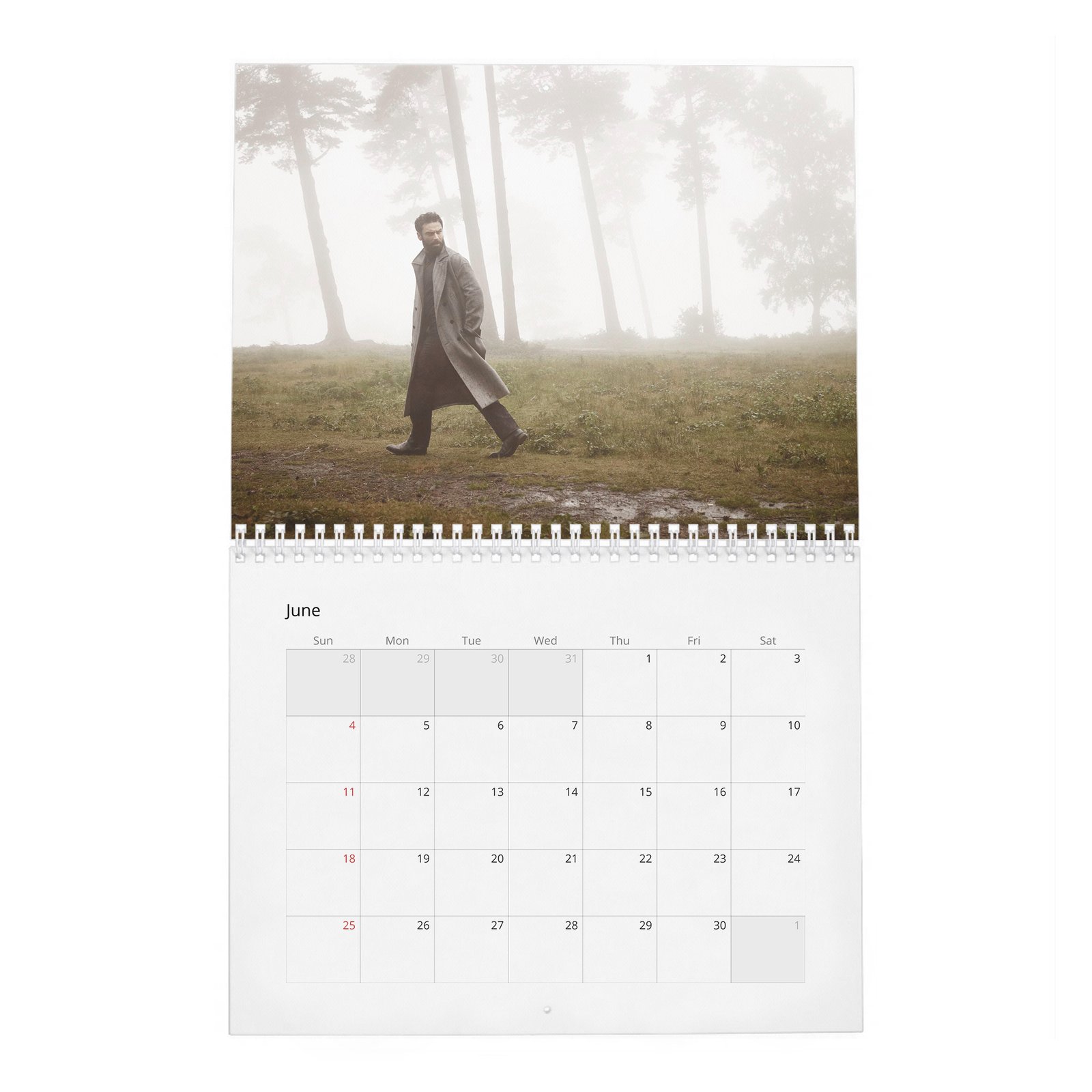 06 Aidan Turner - Encore 2027 Wall Calendar