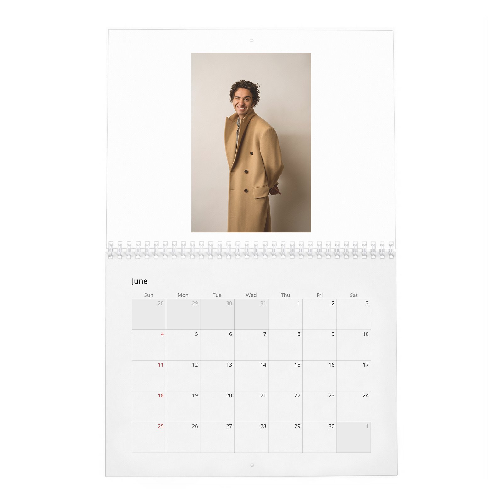 06 Alex Wolff - Interview 2027 Wall Calendar