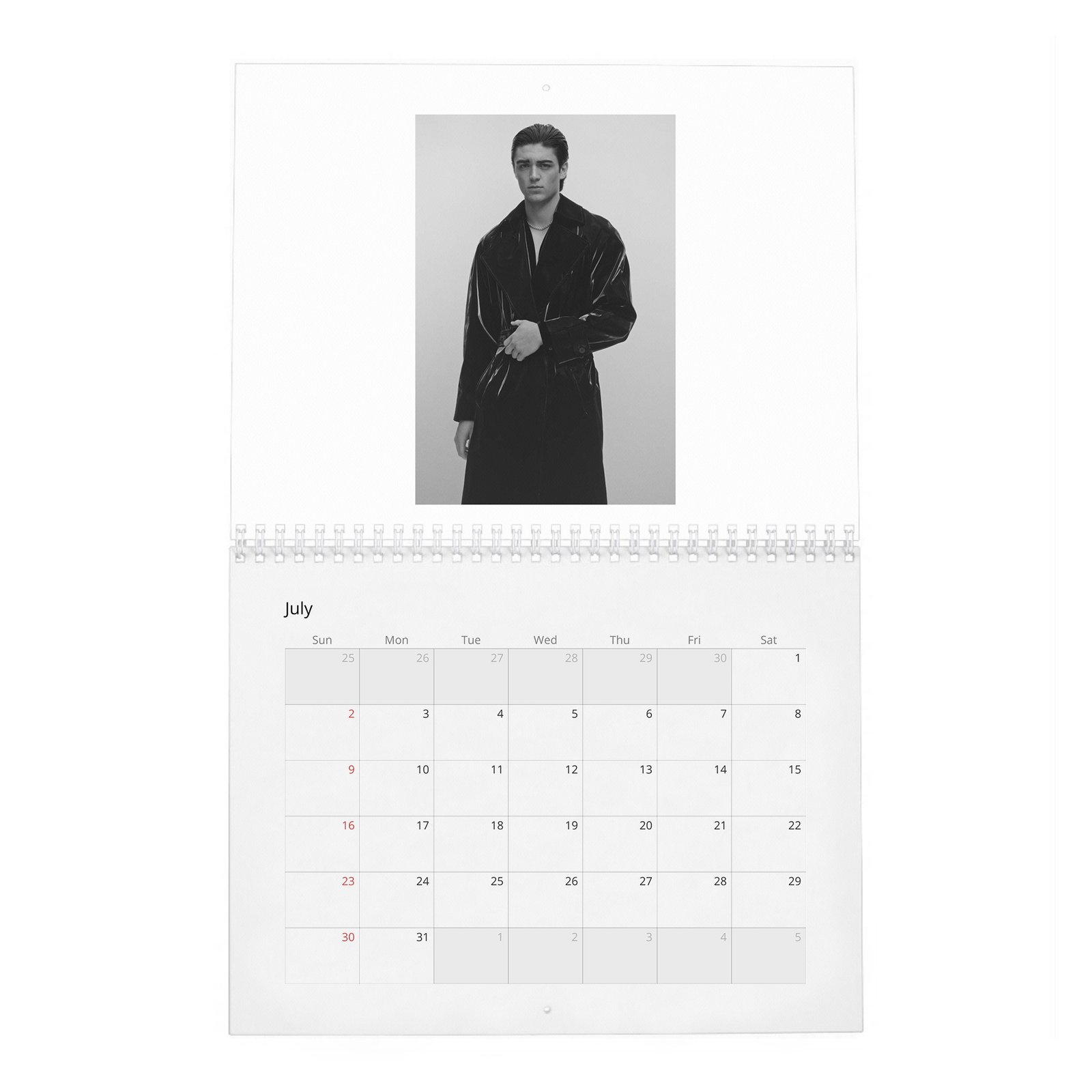 07 Asher Angel - In Conversation 2027 Wall Calendar