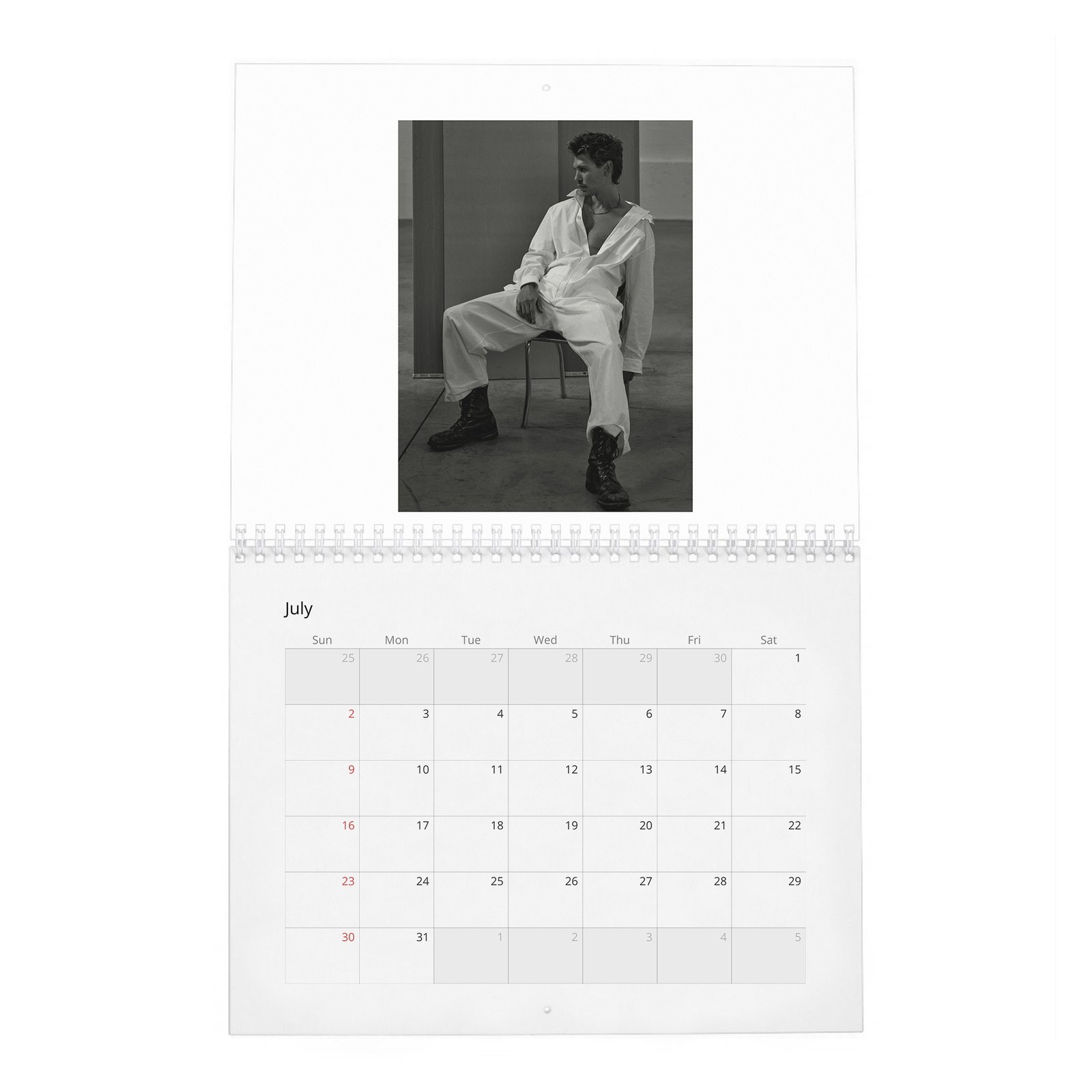 07 Austin Butler - Never Backs Down 2027 Wall Calendar