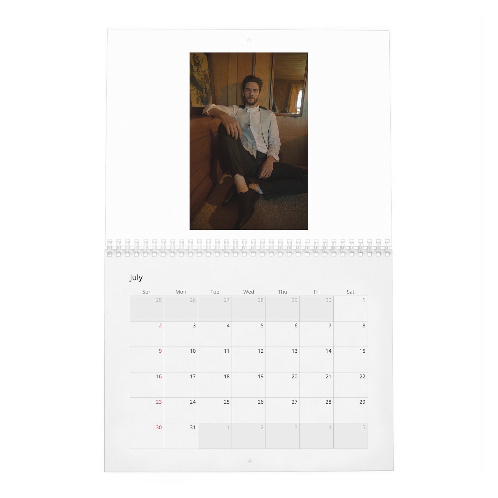 07 Ben Barnes - Never Stands Still 2027 Wall Calendar