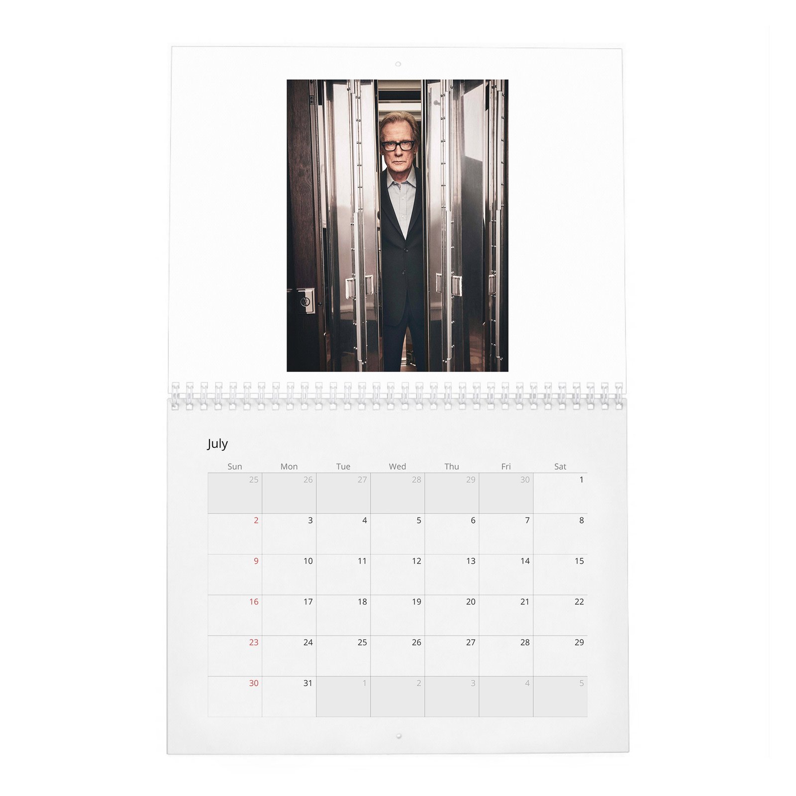 07 Bill Nighy - An Audience With 2027 Wall Calendar