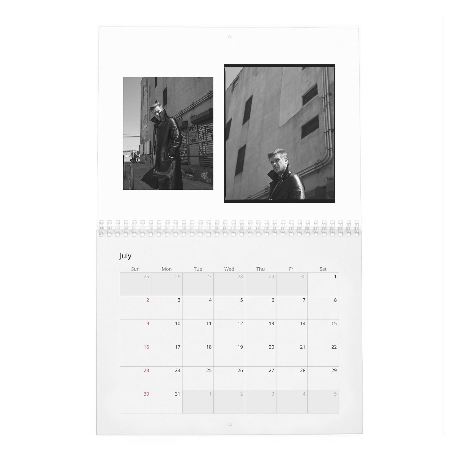 07 Boyd Holbrook - Laterals 2027 Wall Calendar