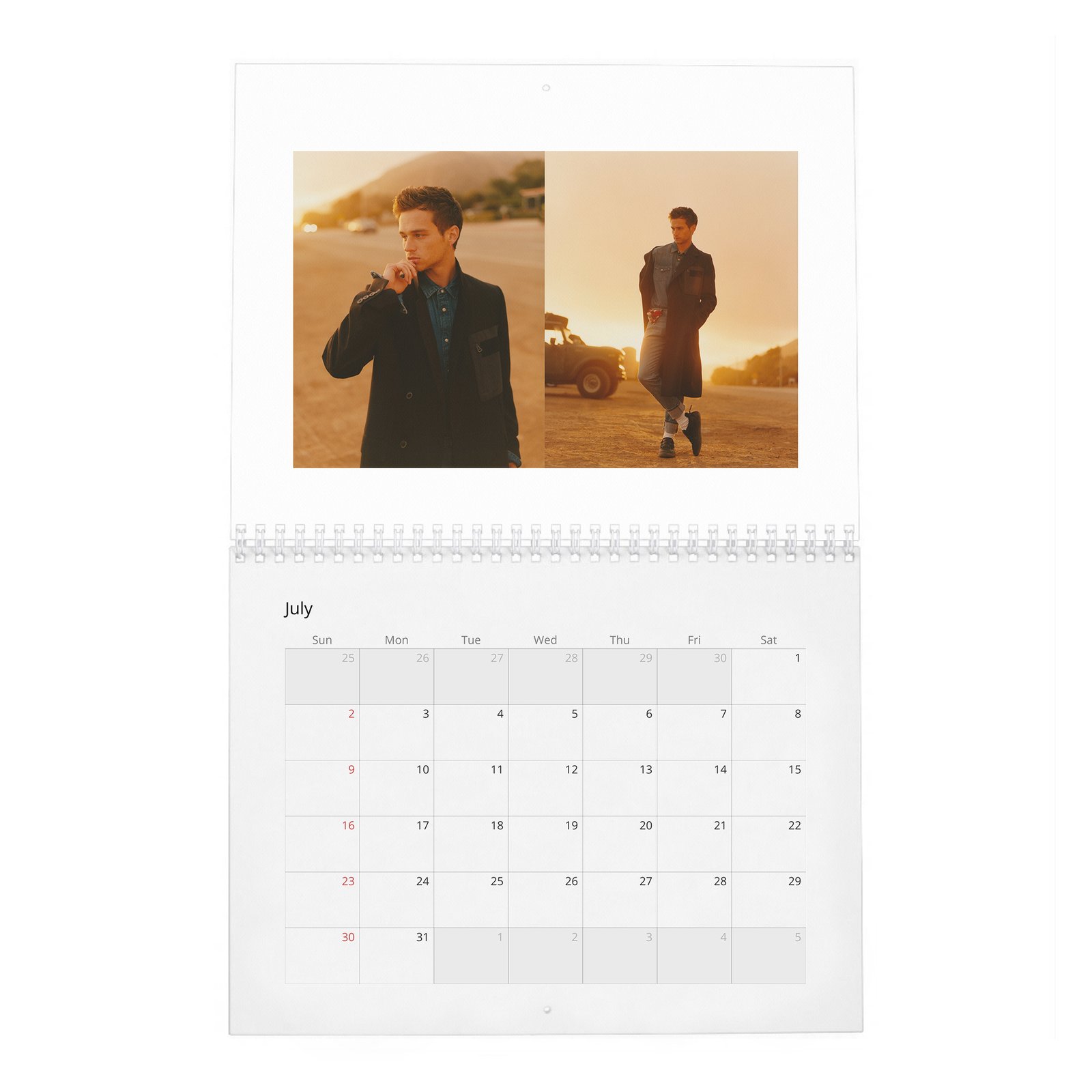Brandon Flynn - California Dreamin' 2027 Wall Calendar