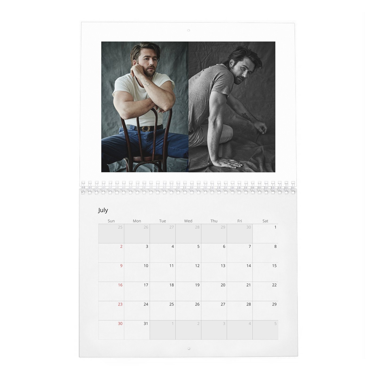 07 Brandon Sklenar - Man About Town 2027 Wall Calendar