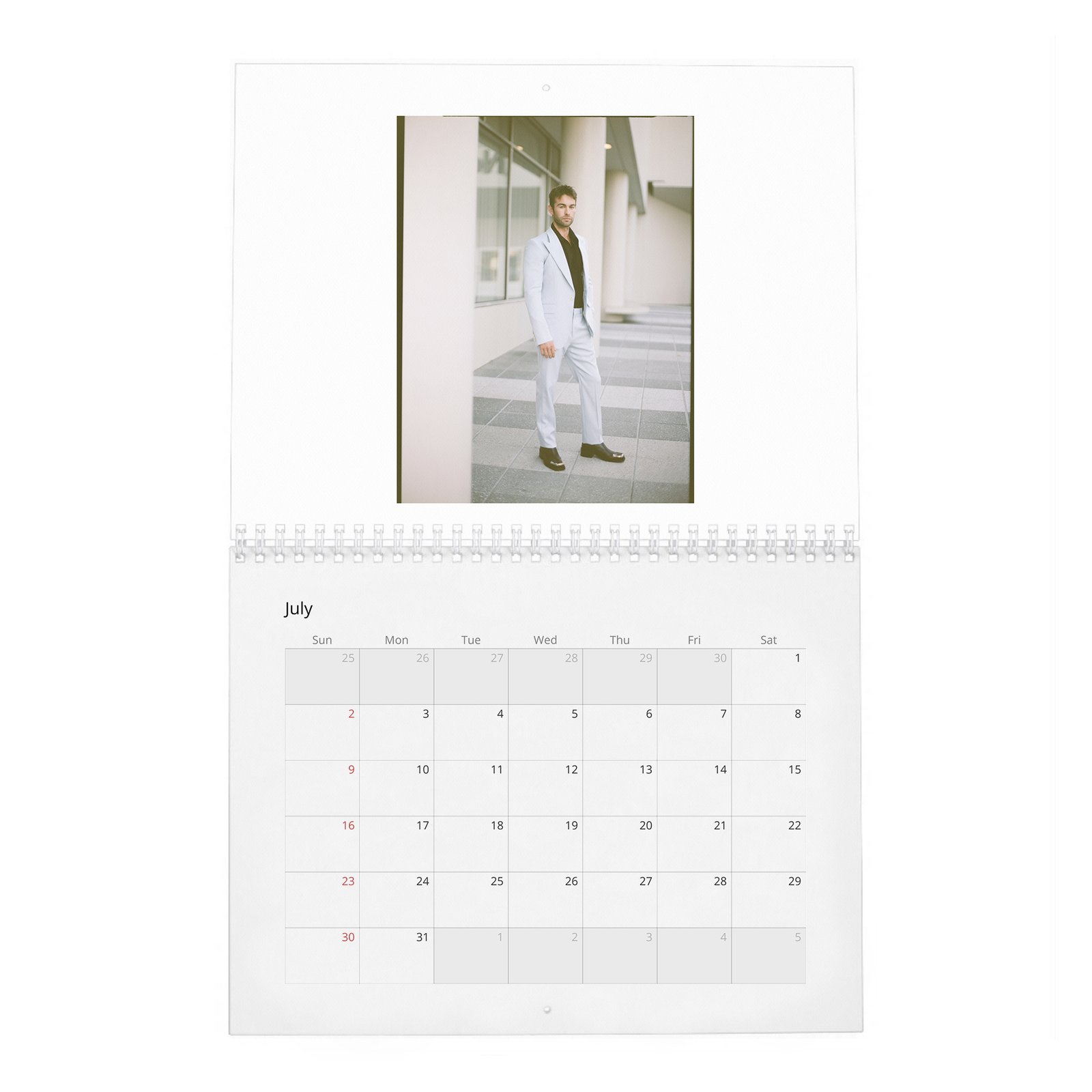Chace Crawford - Man About Town 2027 Wall Calendar