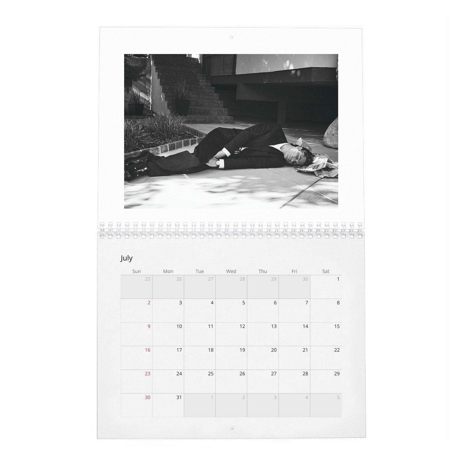 07 Chase Stokes - Wonderland 2027 Wall Calendar
