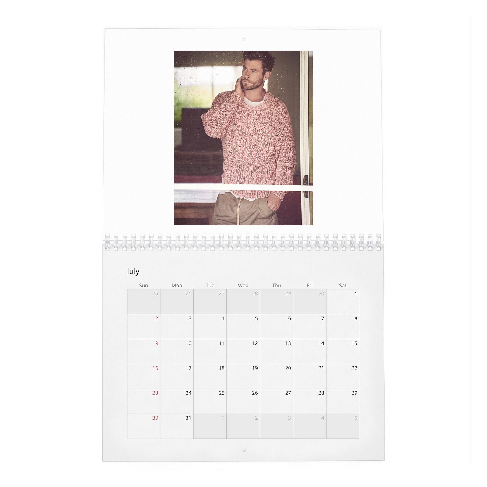 07 Chris Hemsworth - On Life During Uncertain Times 2027 Wall Calendar