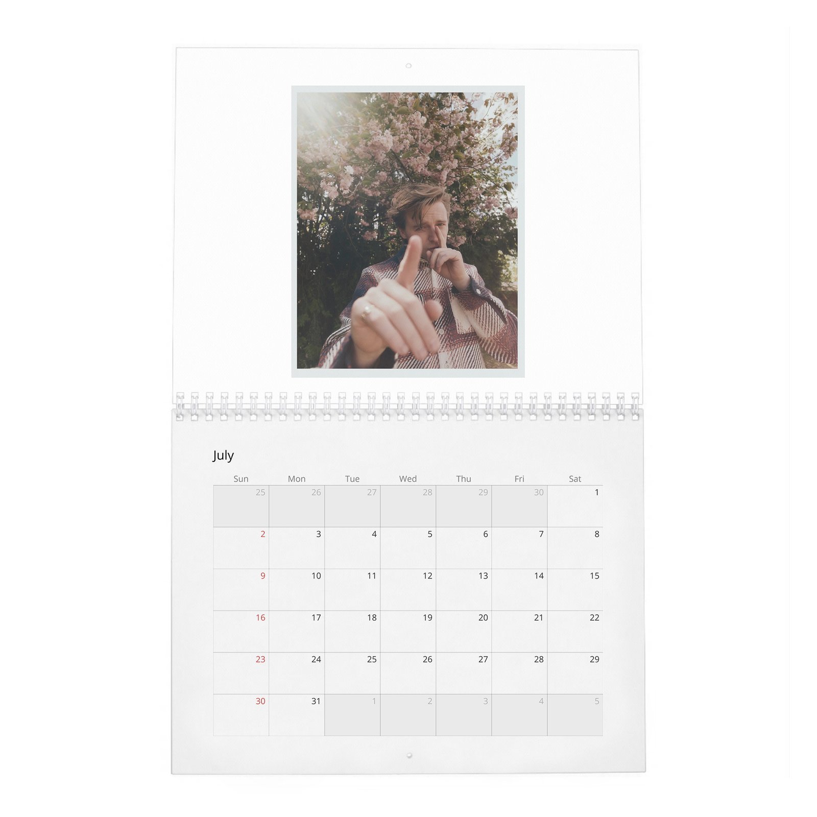 07 Jack Lowden - Laterals 2027 Wall Calendar