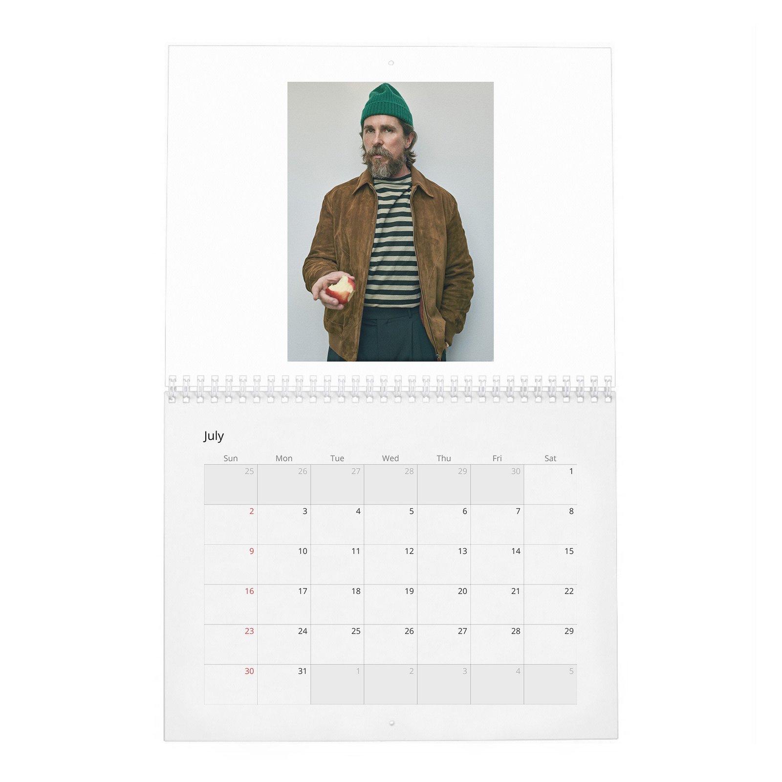 Christian Bale - Hollywood's Reluctant King 2027 Wall Calendar