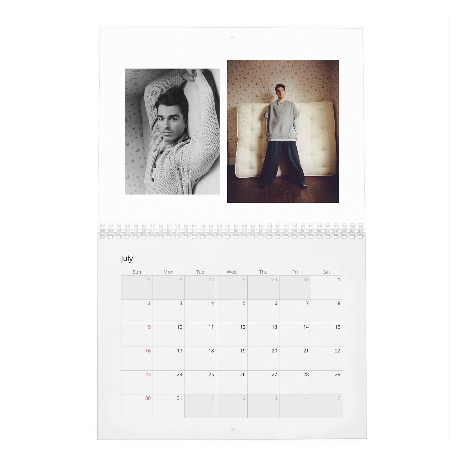 Corey Mylchreest - Leading Man 2027 Wall Calendar